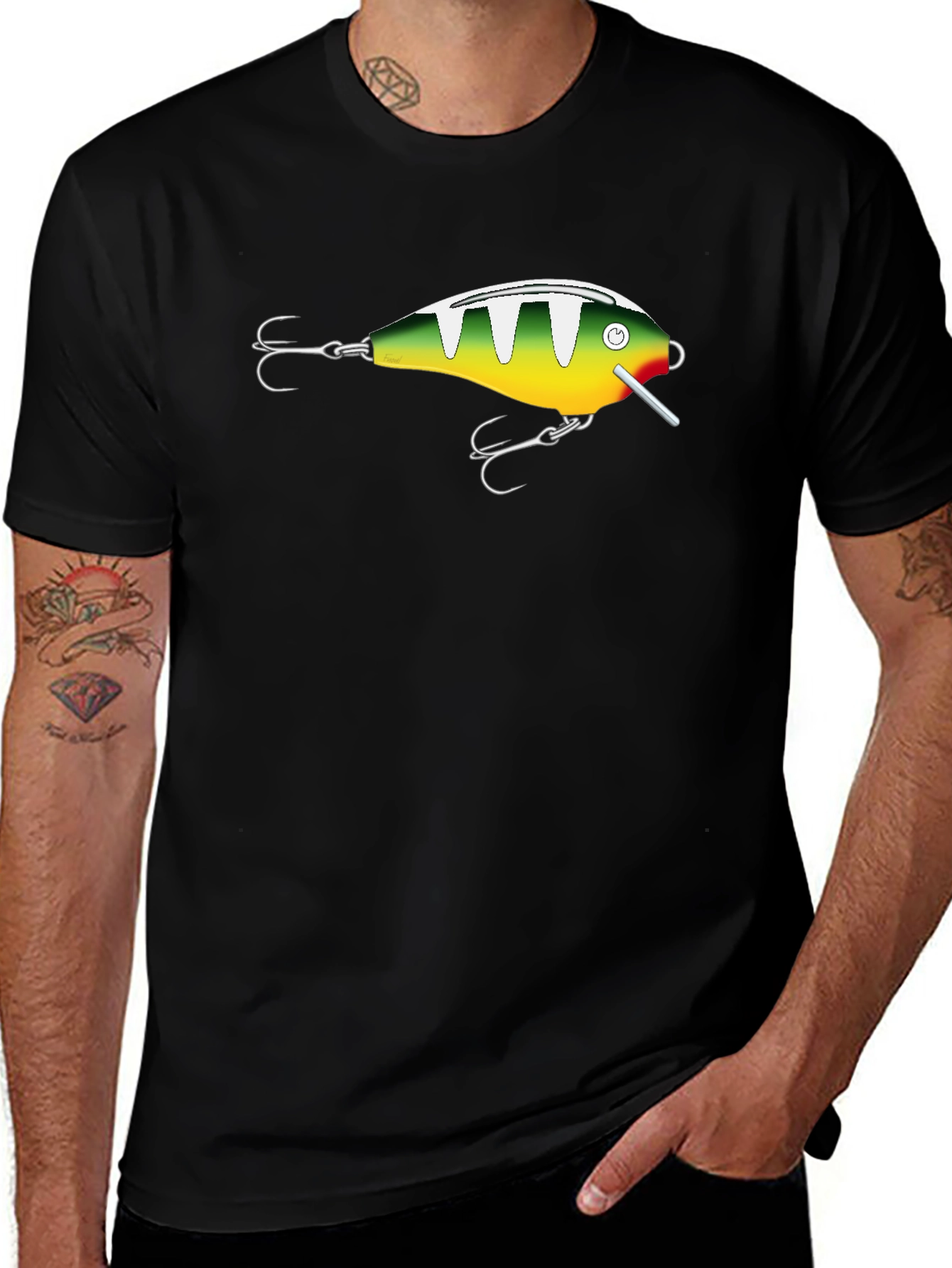 Fishing Lure Graphic Tee - Angler's Style