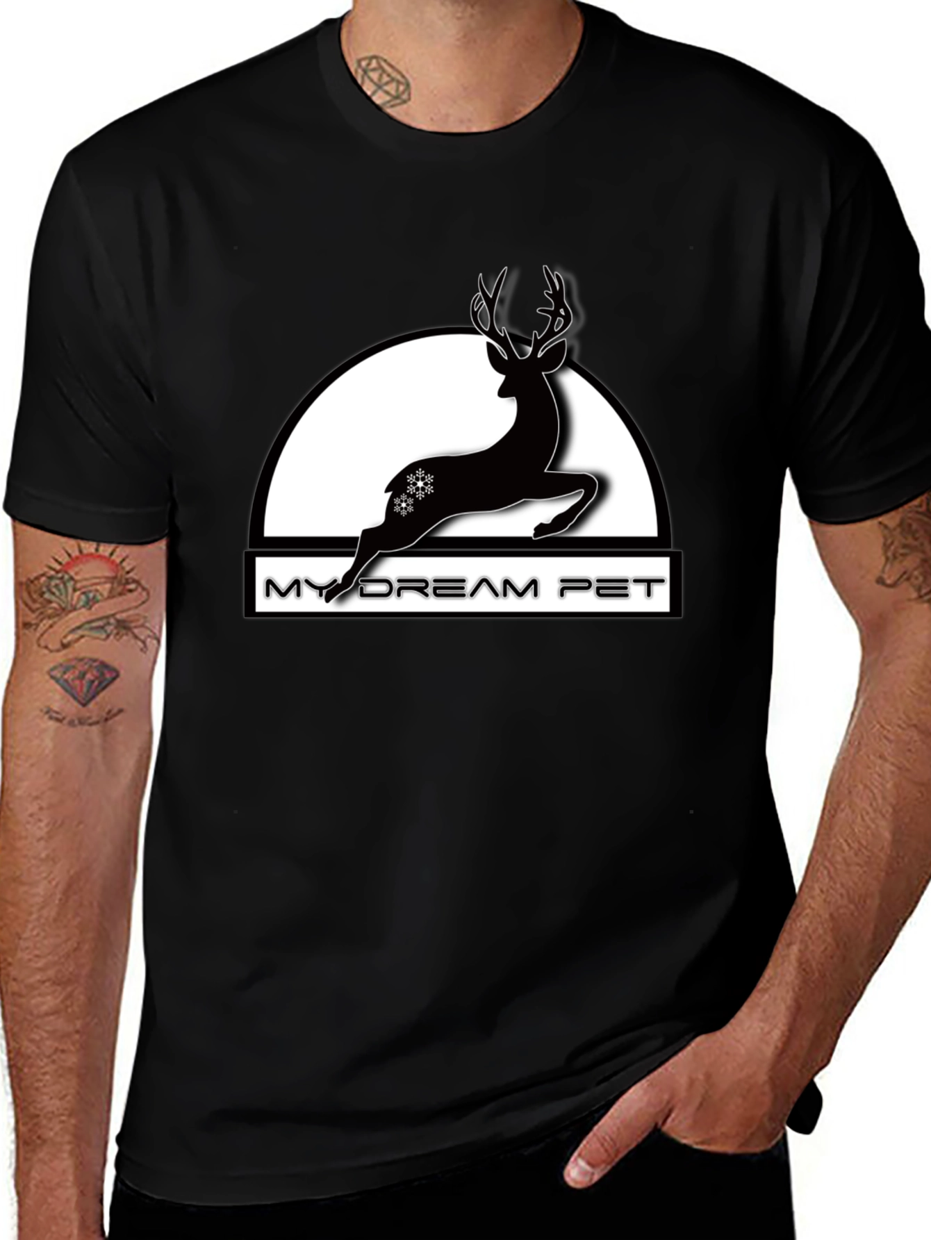 Variant 17 of My Dream Pet Deer Graphic Tee