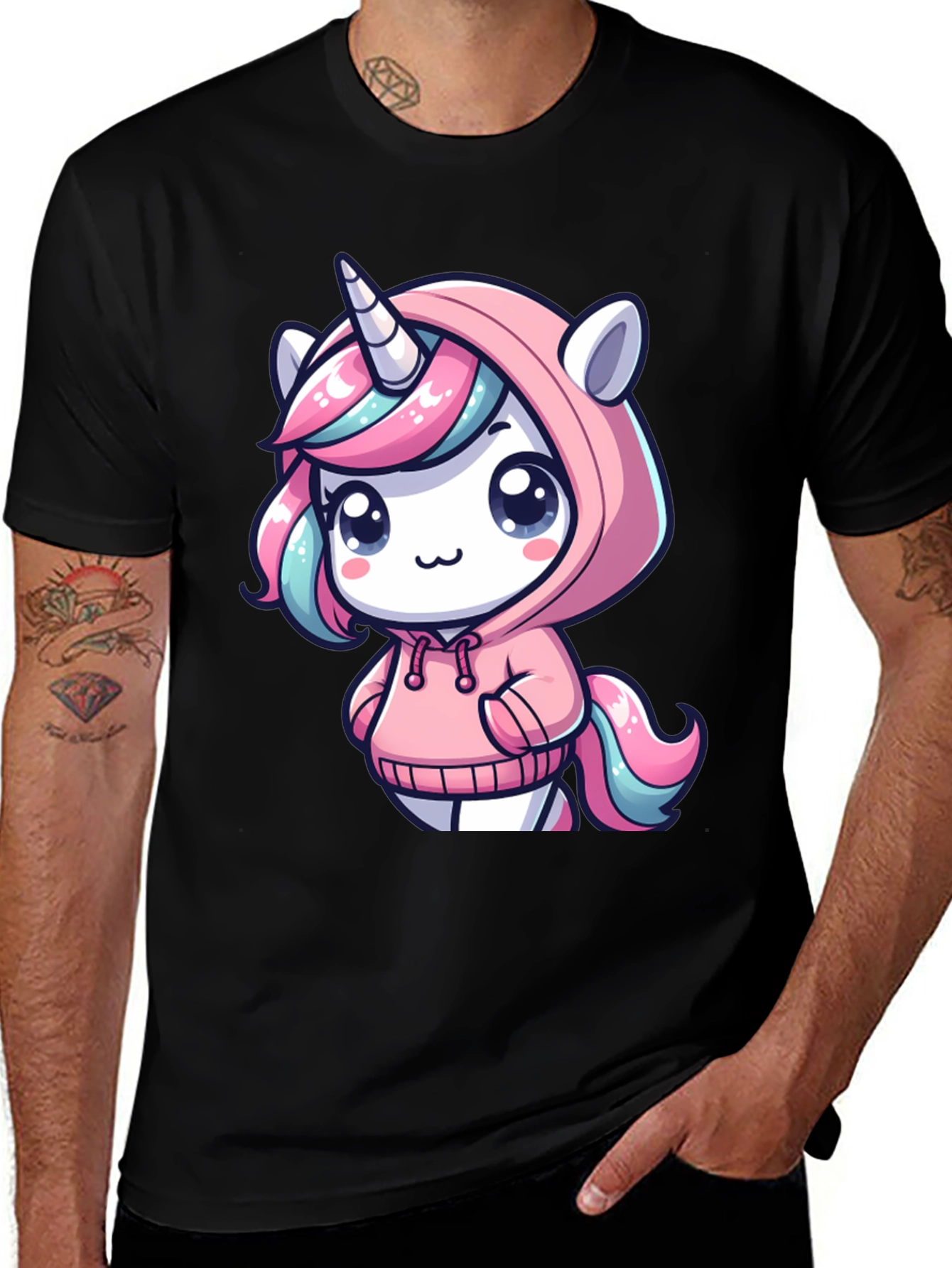 Variant 16 of Cute Unicorn Hoodie T-Shirt