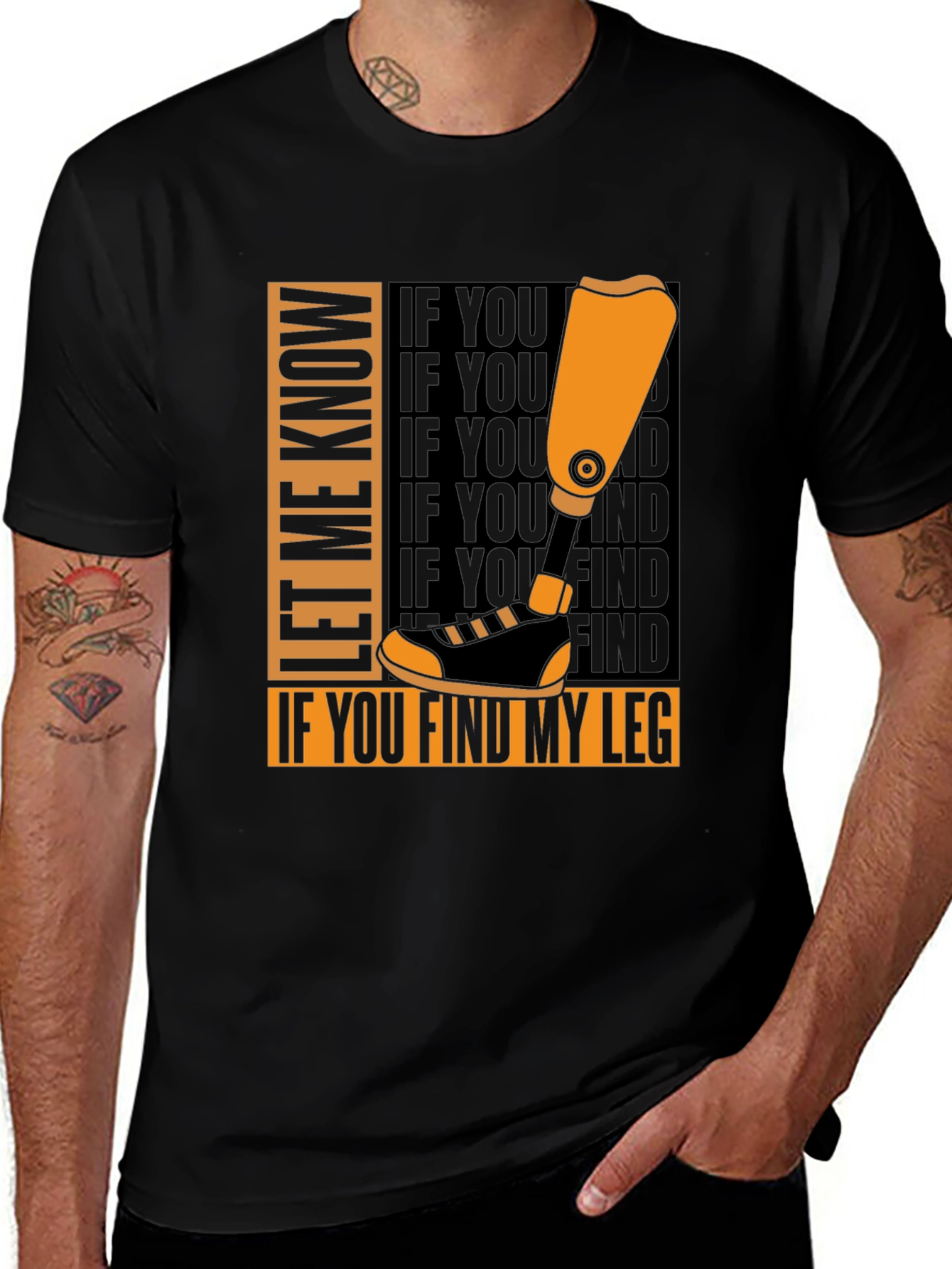 Variant 6 of Let Me Know If You Find My Leg T-Shirt