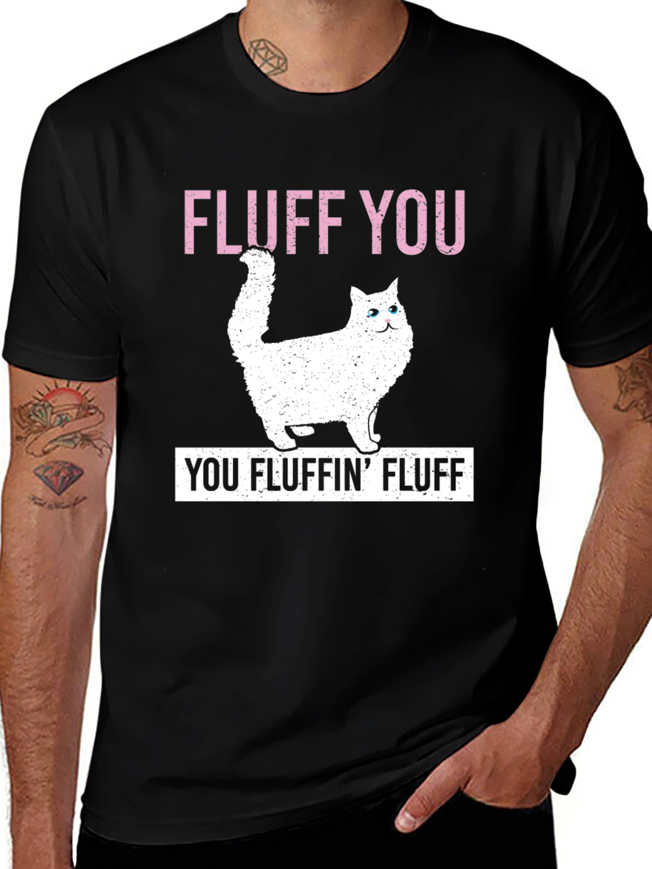 Variant 10 of Fluff You Cat T-Shirt