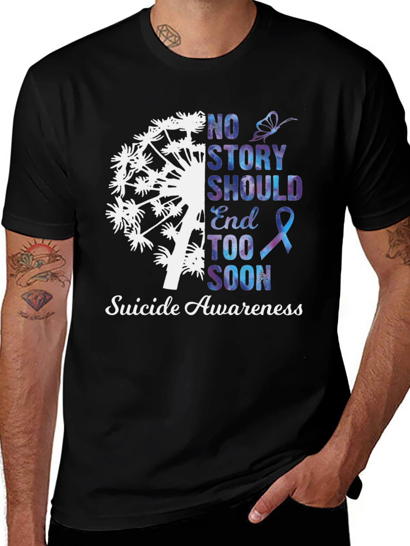 Variant 30 of Suicide Awareness Graphic Tee