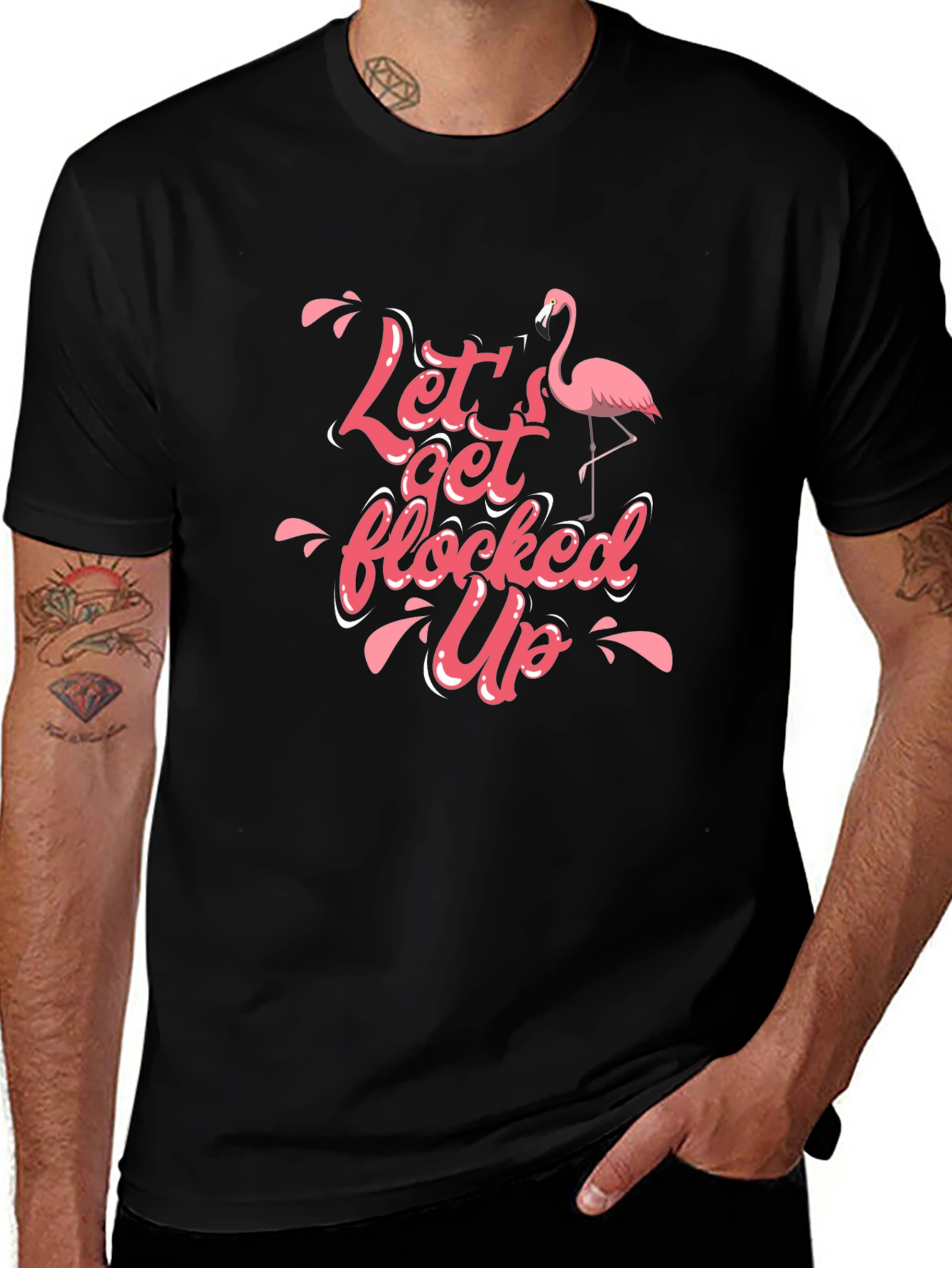 Variant 4 of Let's Get Flocked Up T-Shirt