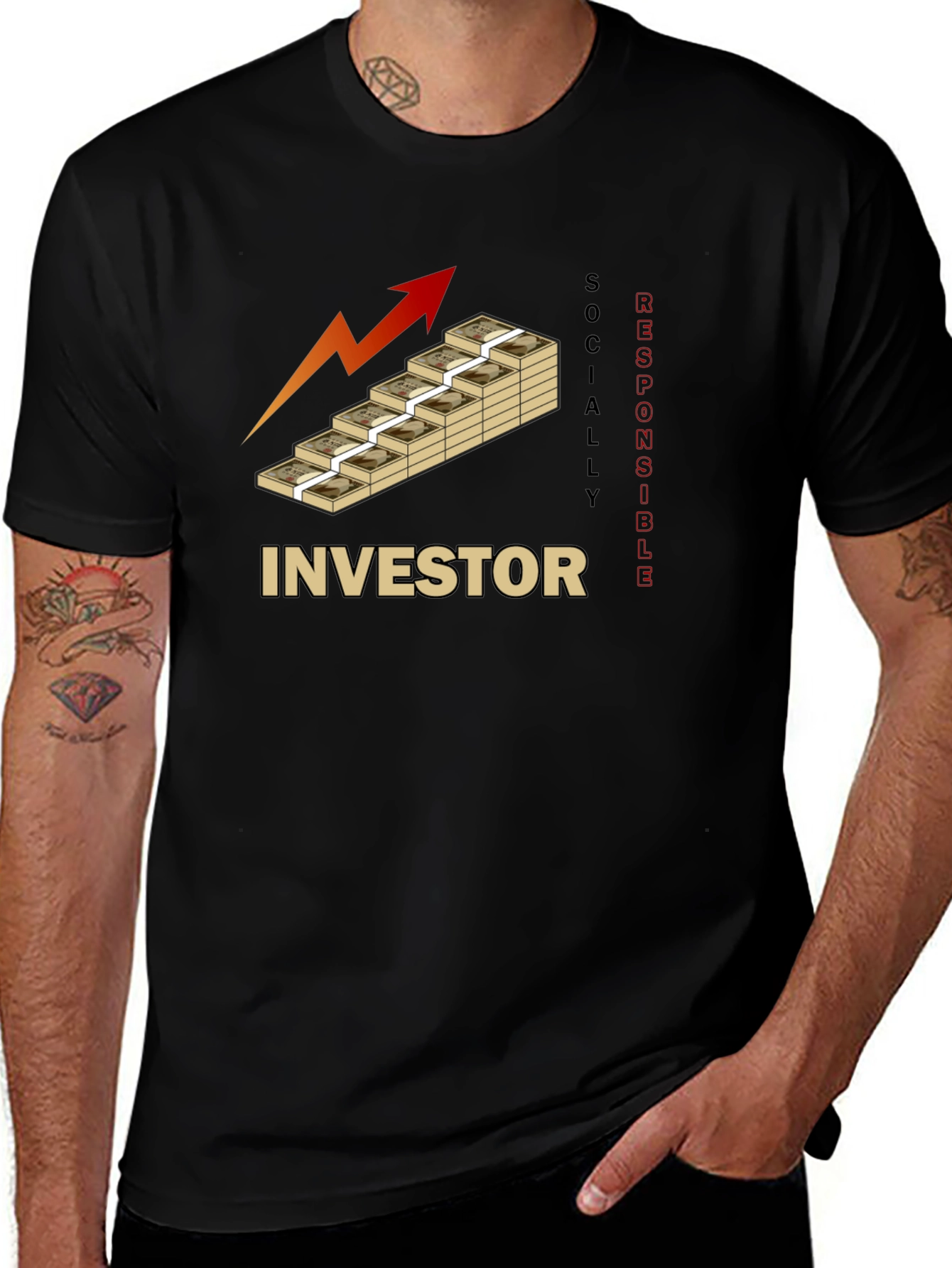 Variant 18 of Socially Responsible Investor T-Shirt