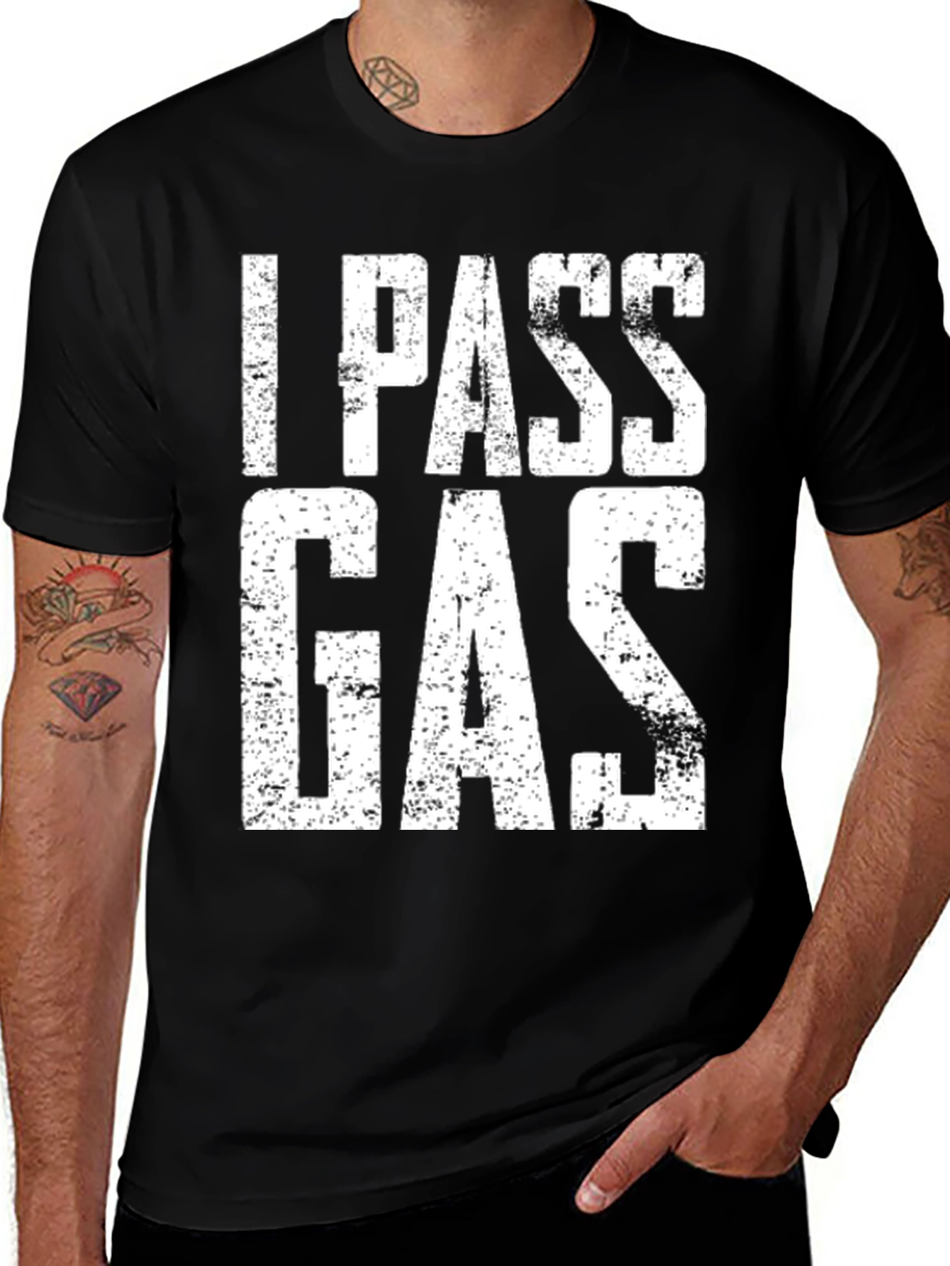 Variant 24 of I PASS GAS Funny Graphic T-Shirt