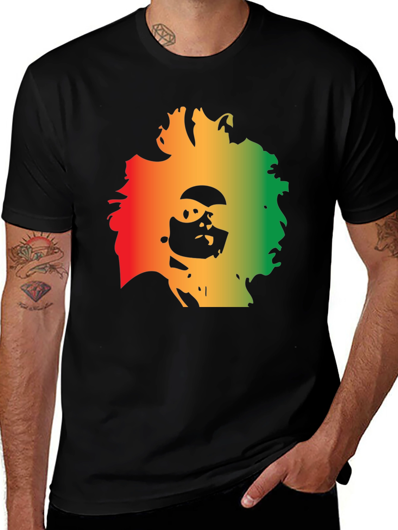 Rasta Reggae T-Shirt - Cotton Graphic Tee