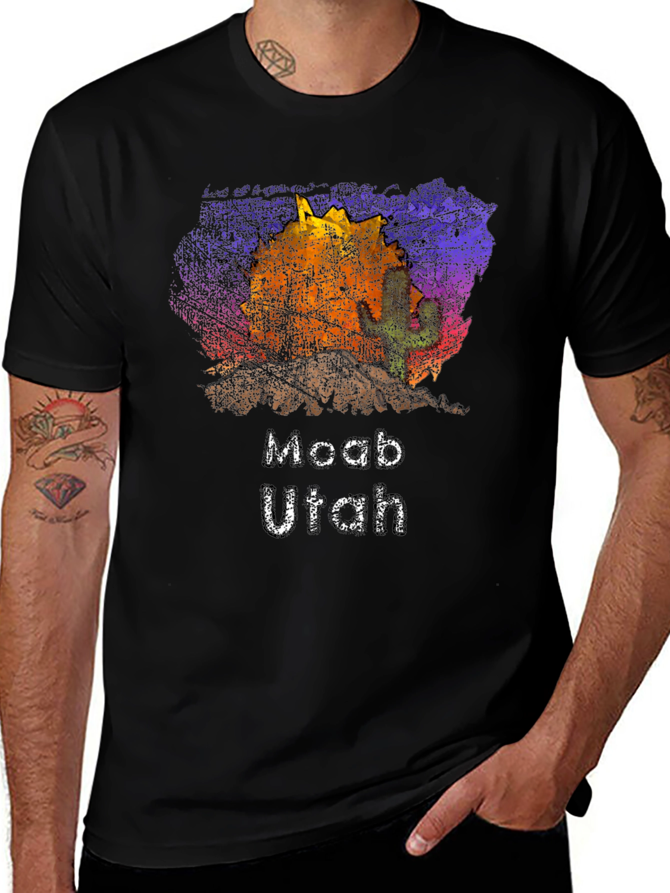 Variant 20 of Moab Utah Desert Graphic T-Shirt