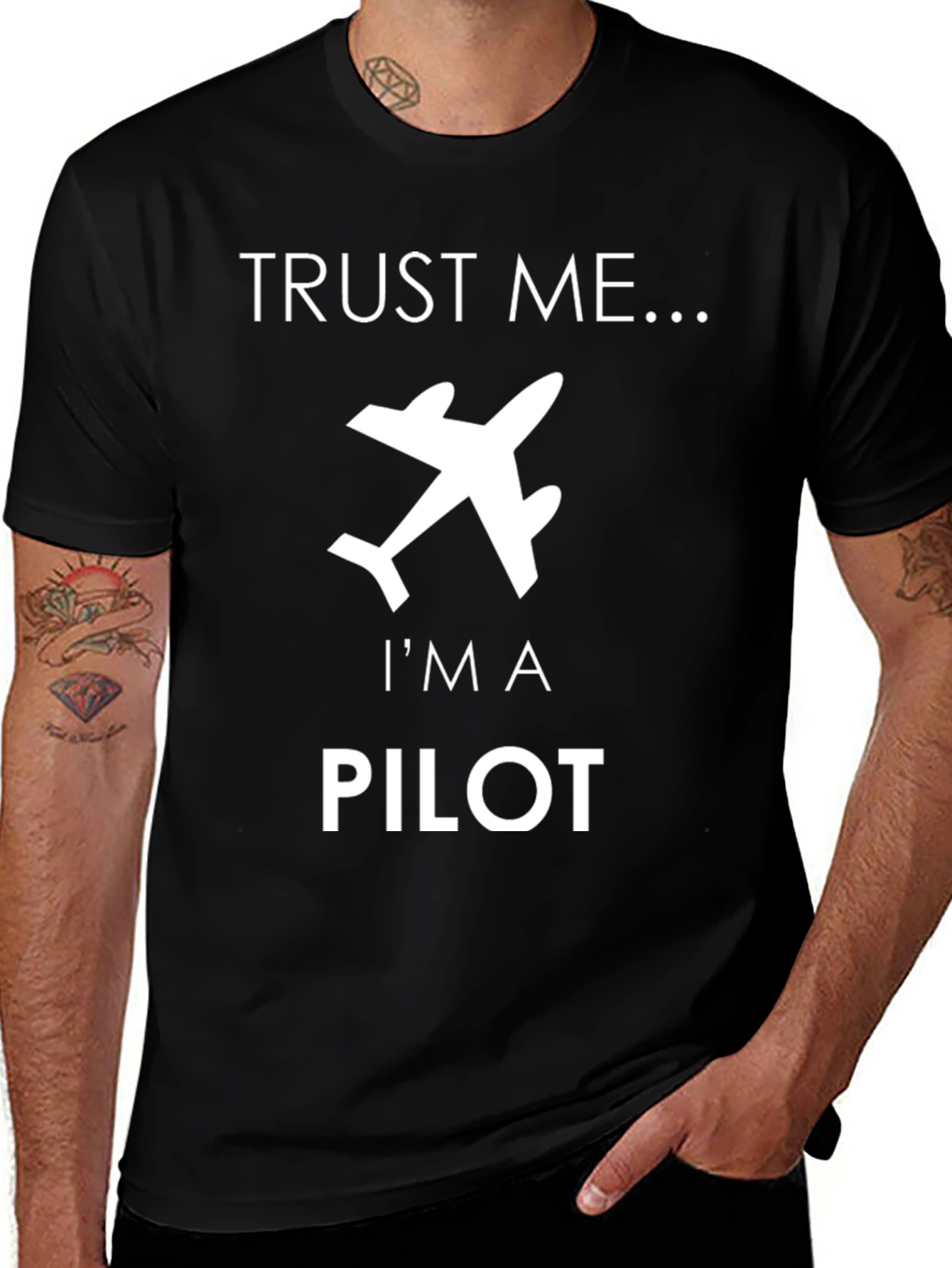 Variant 23 of Trust Me I'm A Pilot T-Shirt