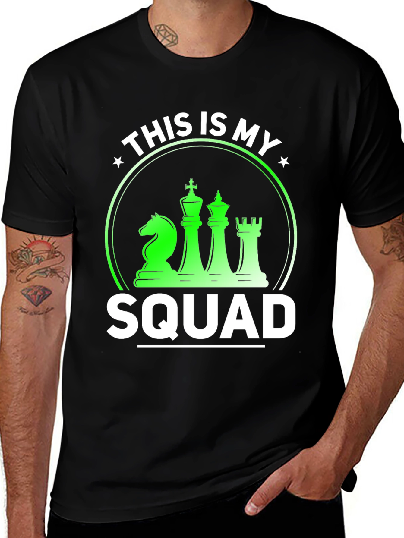 Variant 18 of Chess Squad T-Shirt - This Is My Squad Tee