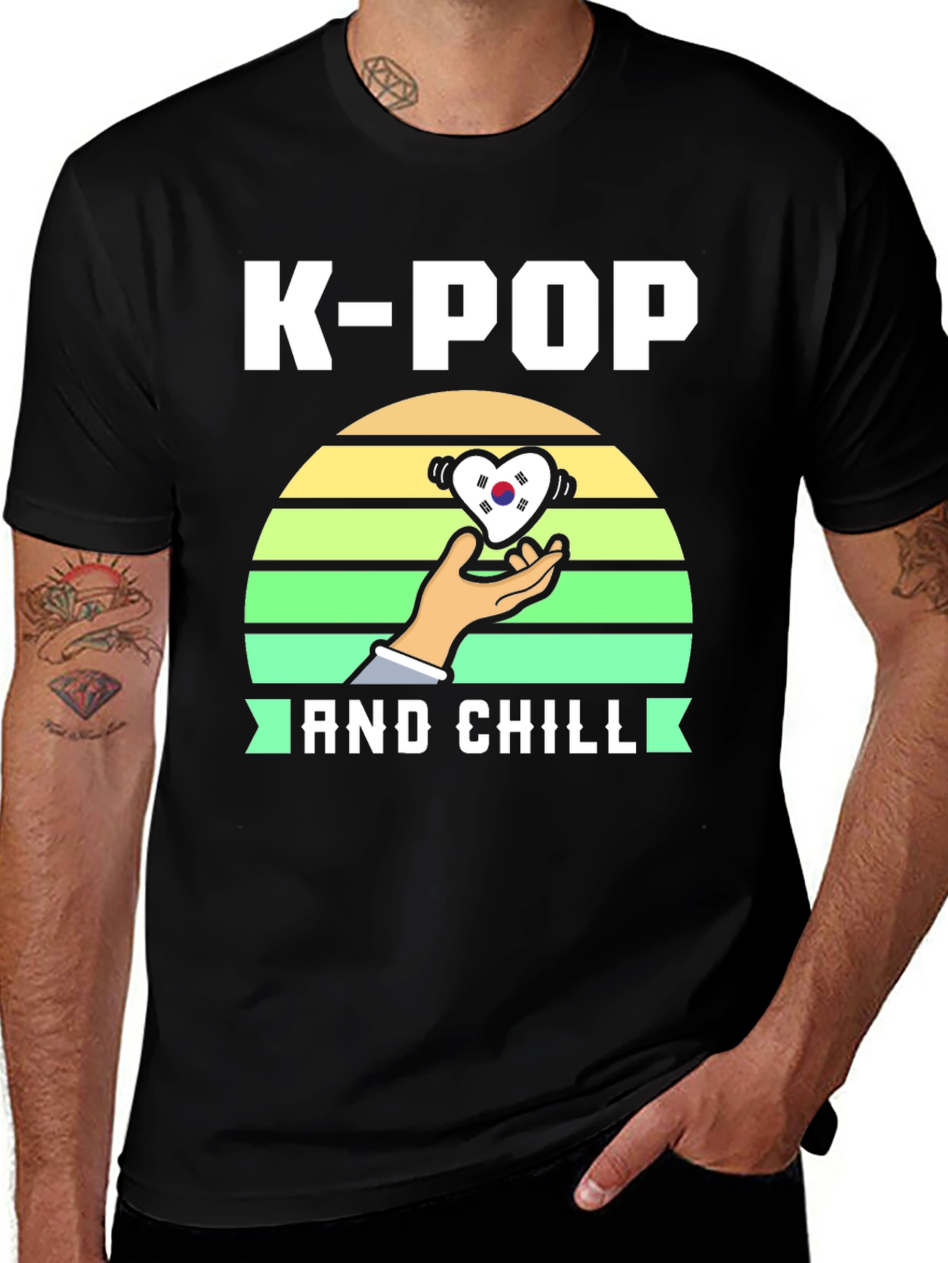 K-Pop and Chill Graphic Tee