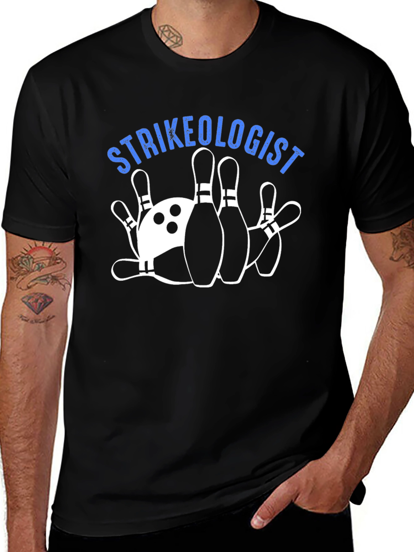 Variant 15 of Strikeologist Bowling T-Shirt - Unique Graphic Tee