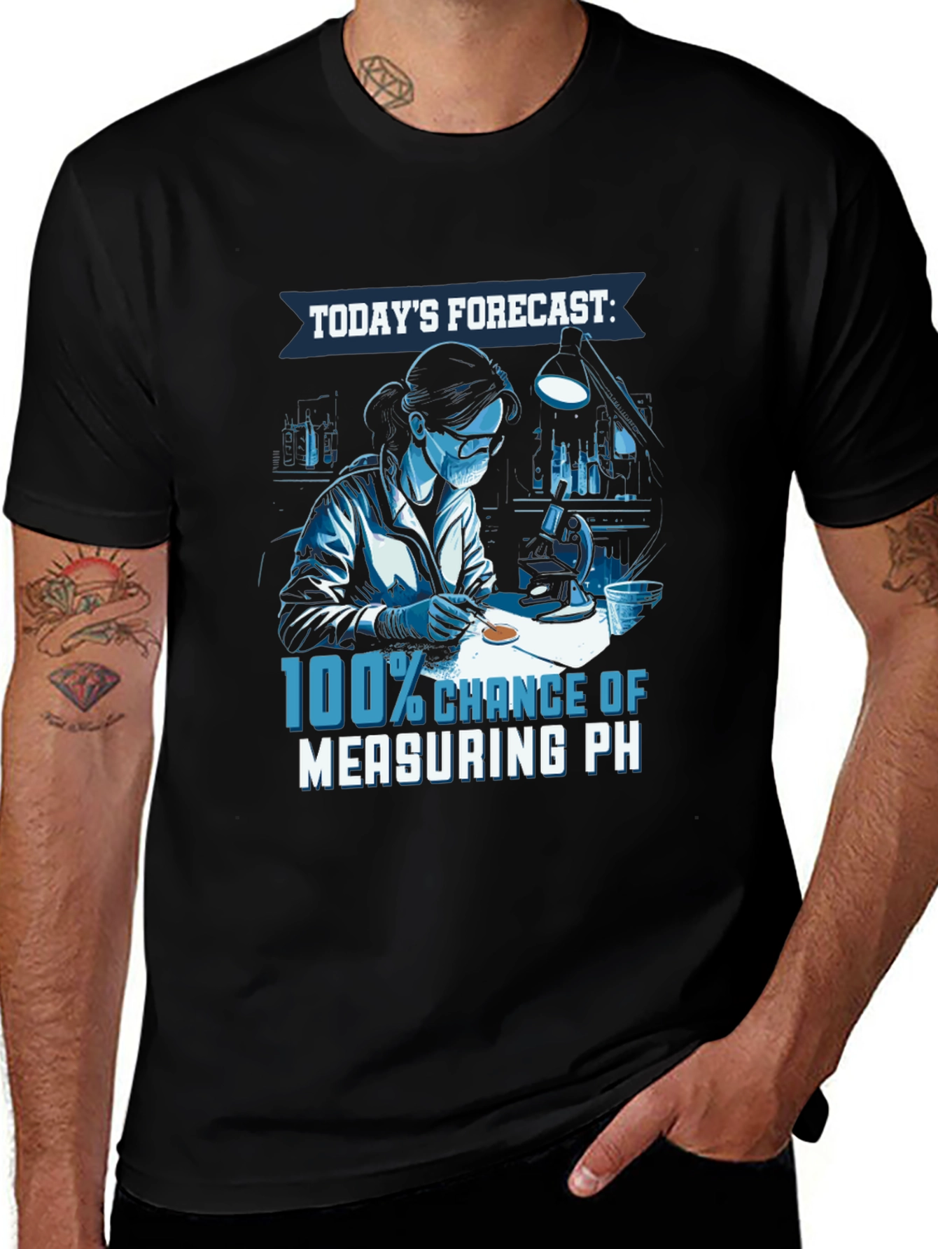 Scientist pH Measurement Forecast T-Shirt