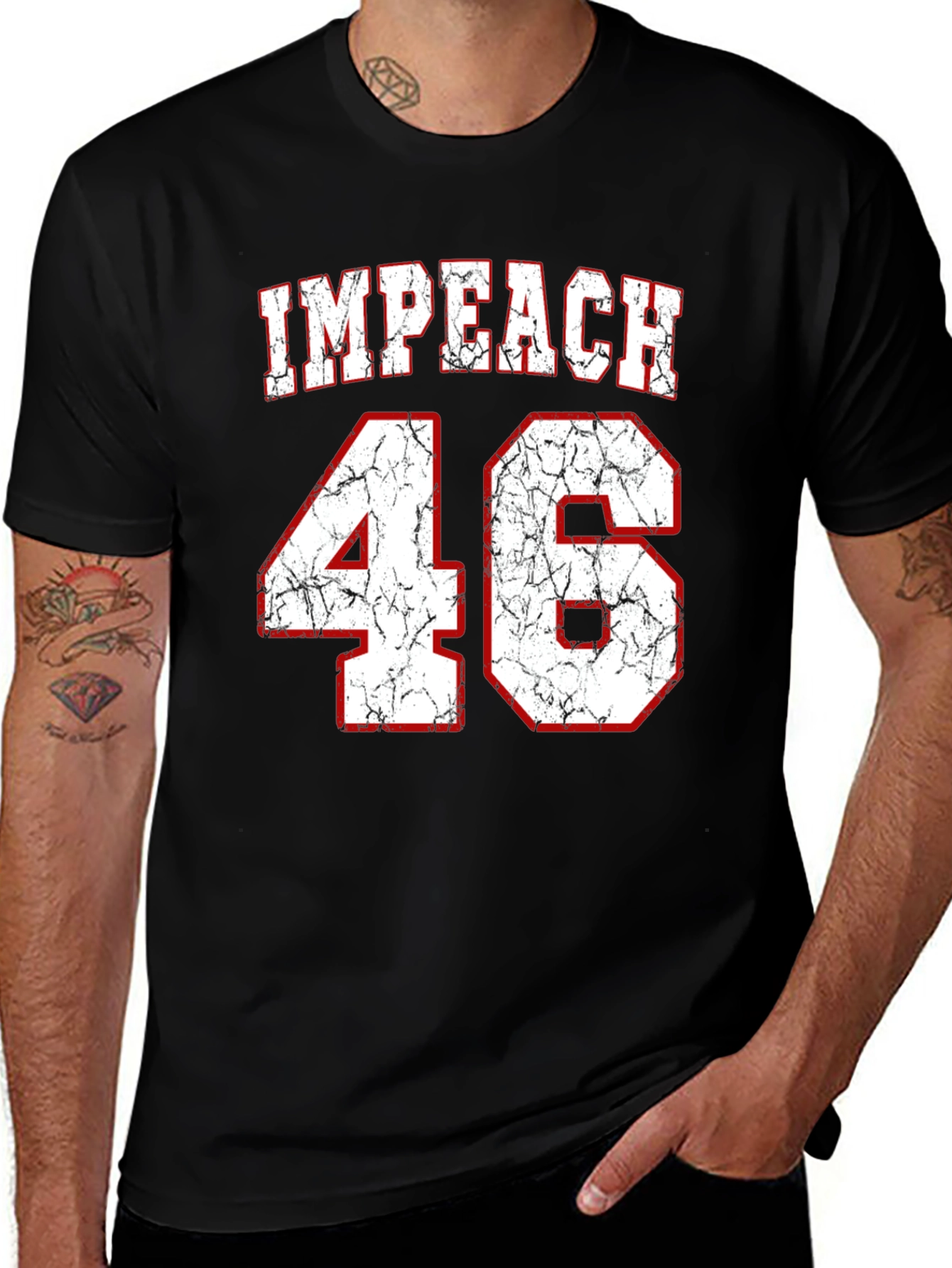 Impeach 46 T-Shirt - Political Statement Tee