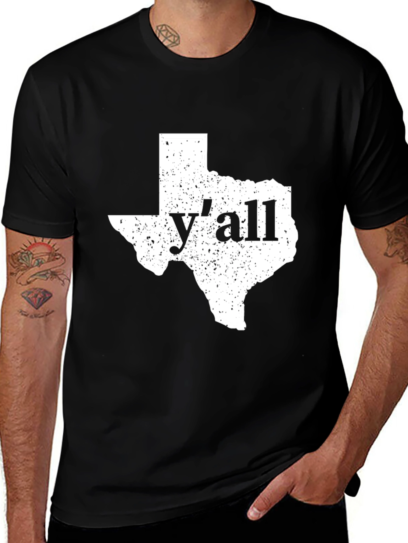 Texas Y'all Graphic Tee - Trendy State Pride Shirt