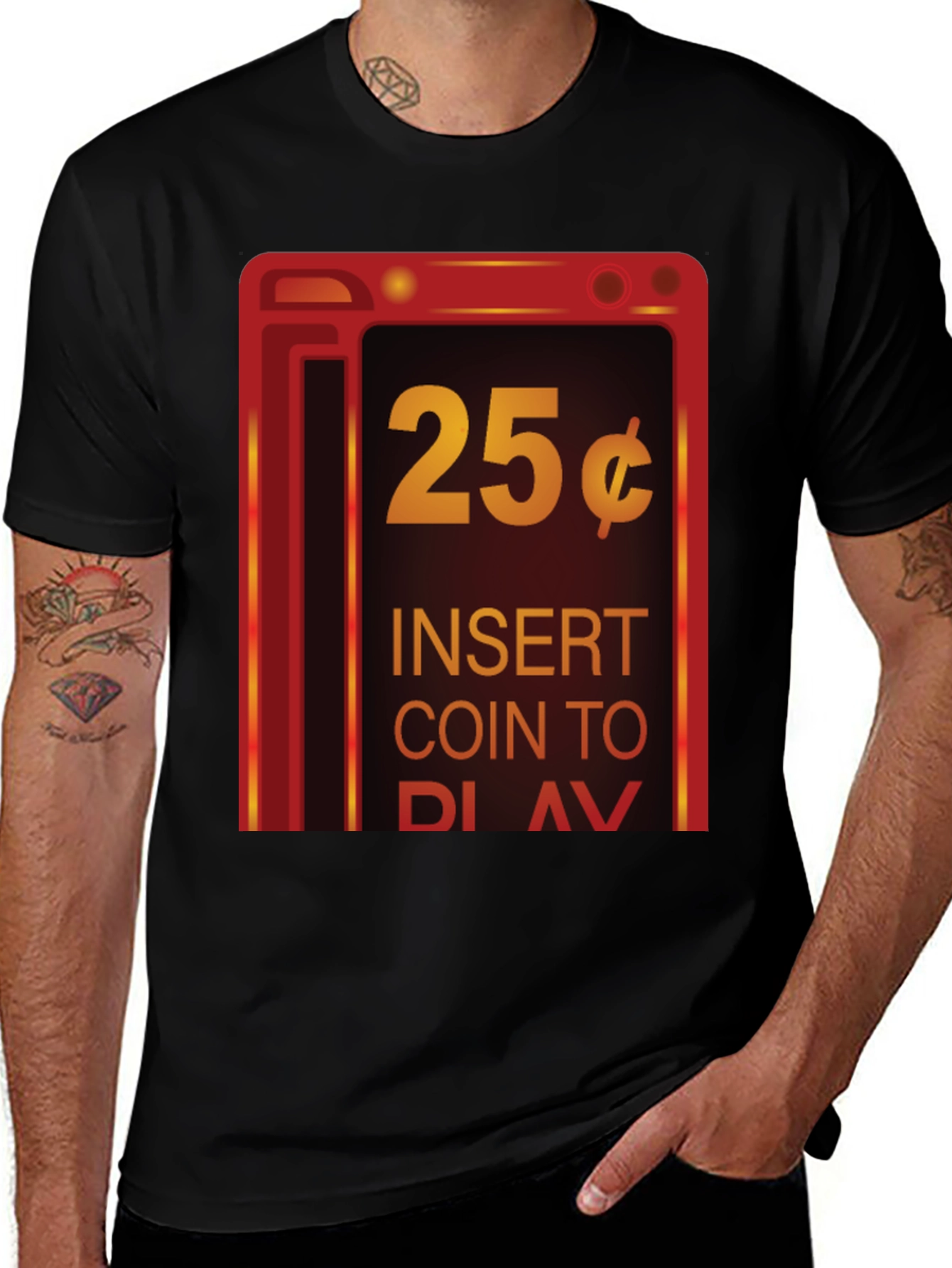 Variant 9 of Retro Arcade Game T-Shirt - Insert Coin