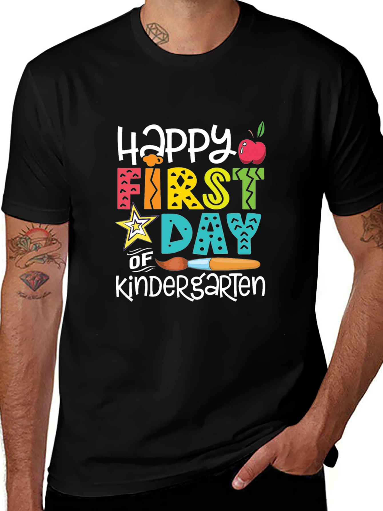 Variant 2 of Happy First Day of Kindergarten Graphic T-Shirt