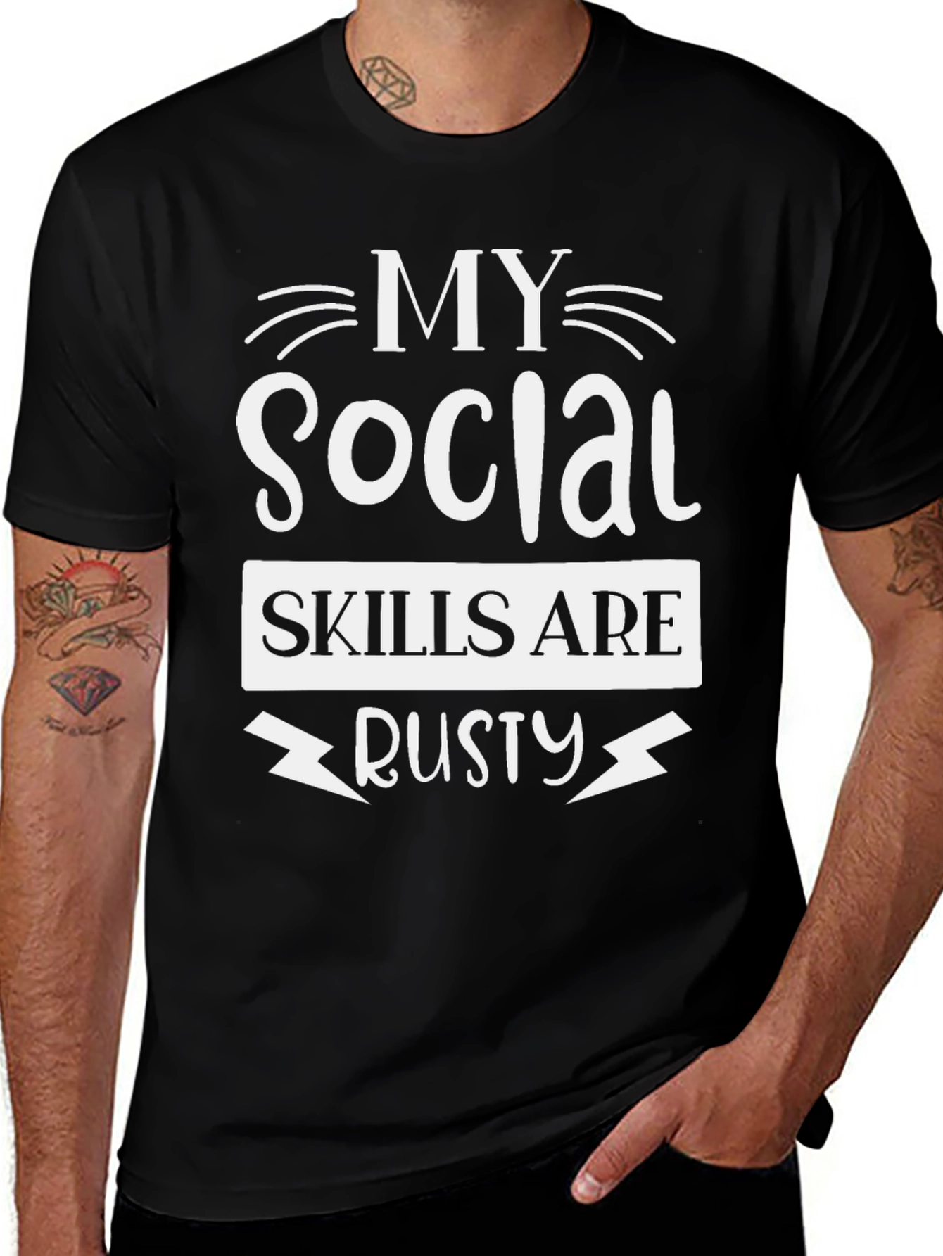 Variant 20 of My Social Skills are Rusty Graphic Tee