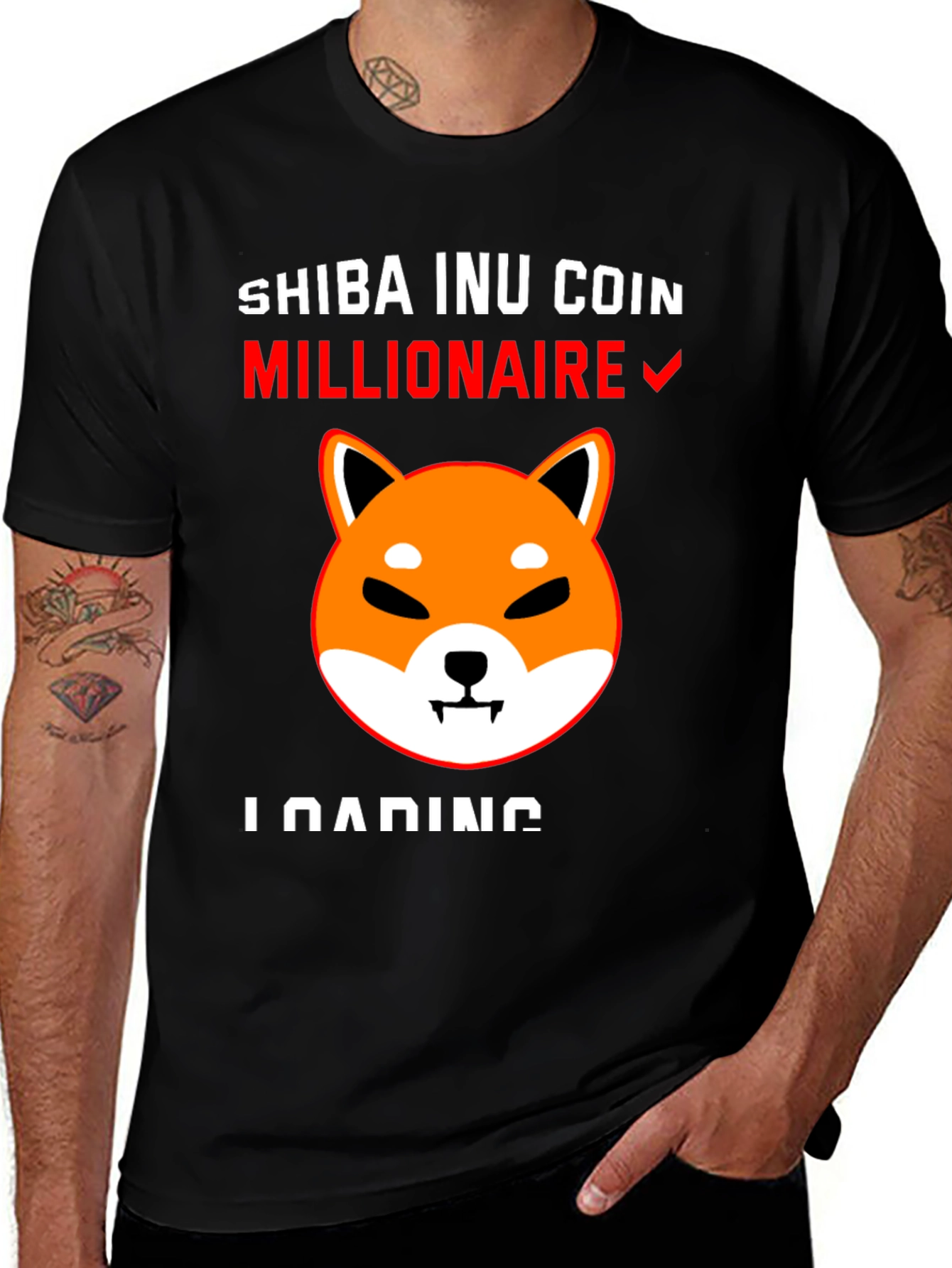 Shiba Inu Coin Millionaire Loading T-Shirt