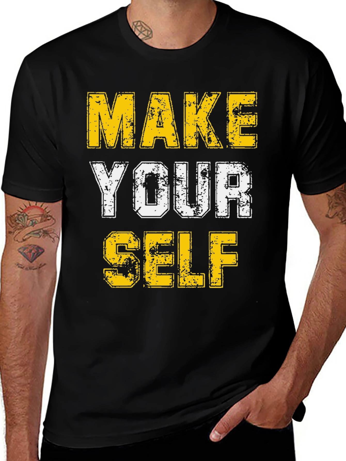 Variant 15 of Make Yourself T-Shirt - Motivational Graphic Tee