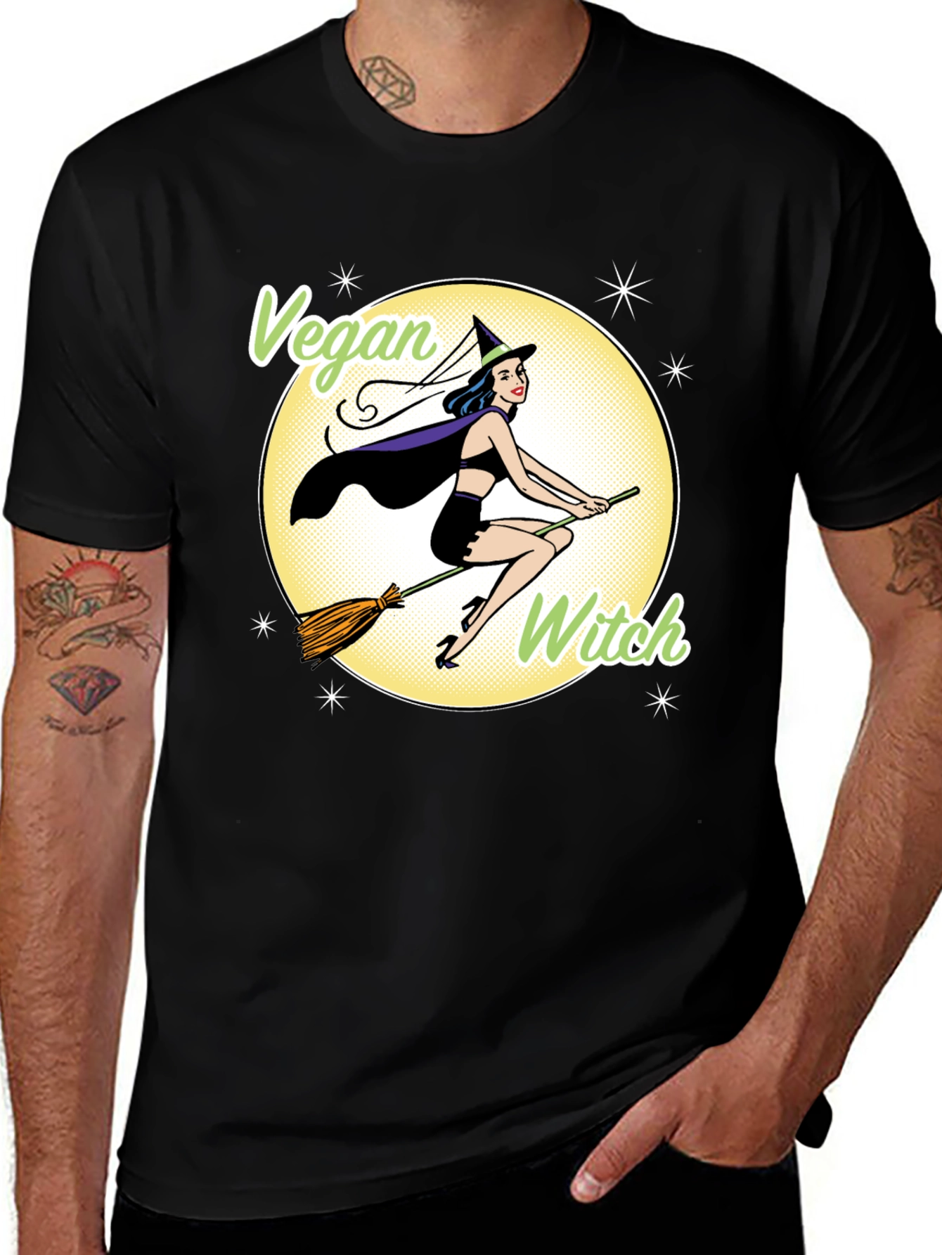Variant 6 of Vegan Witch T-Shirt