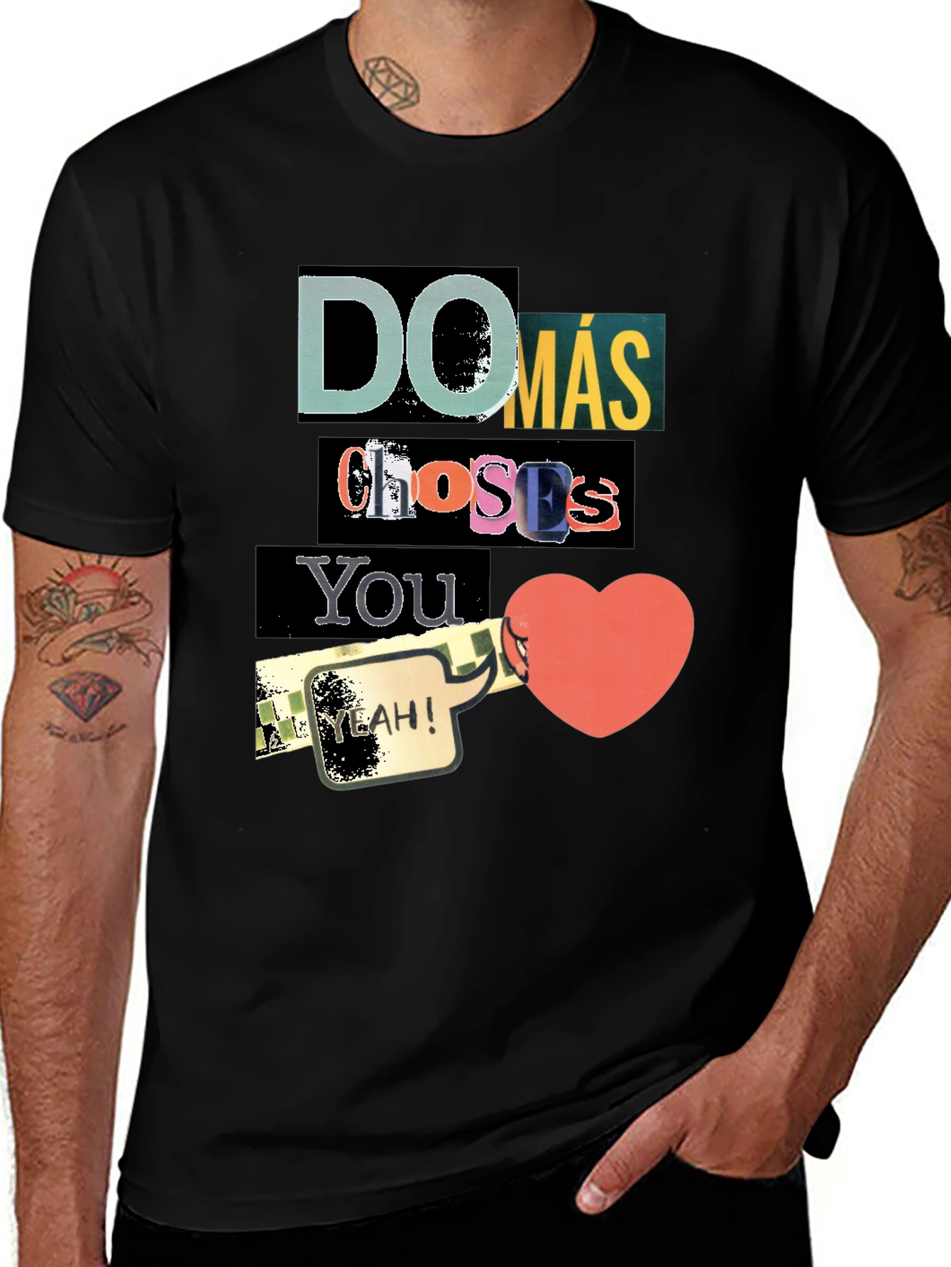 Variant 30 of Do Más Choices You Heart Graphic Tee