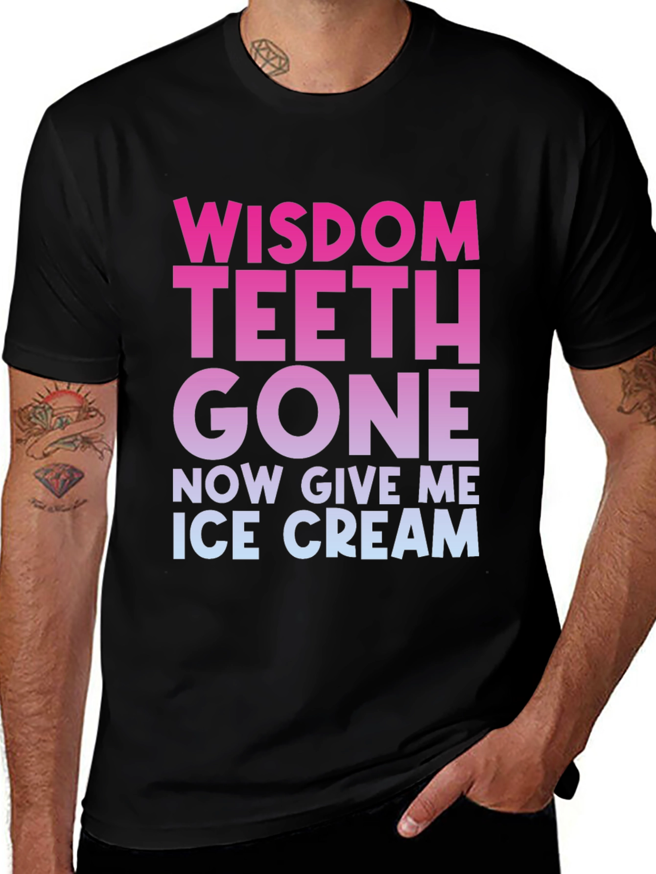 Variant 17 of Wisdom Teeth Gone, Now Give Me Ice Cream T-Shirt