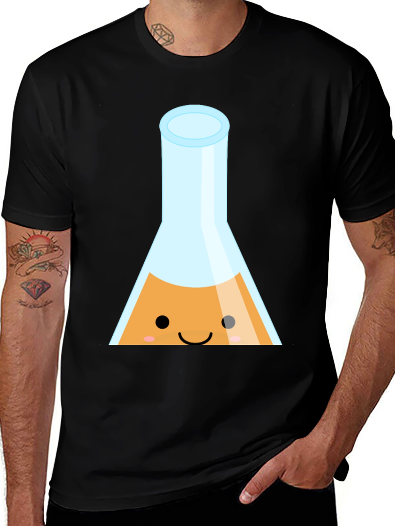 Variant 14 of Cute Science Beaker Graphic T-Shirt