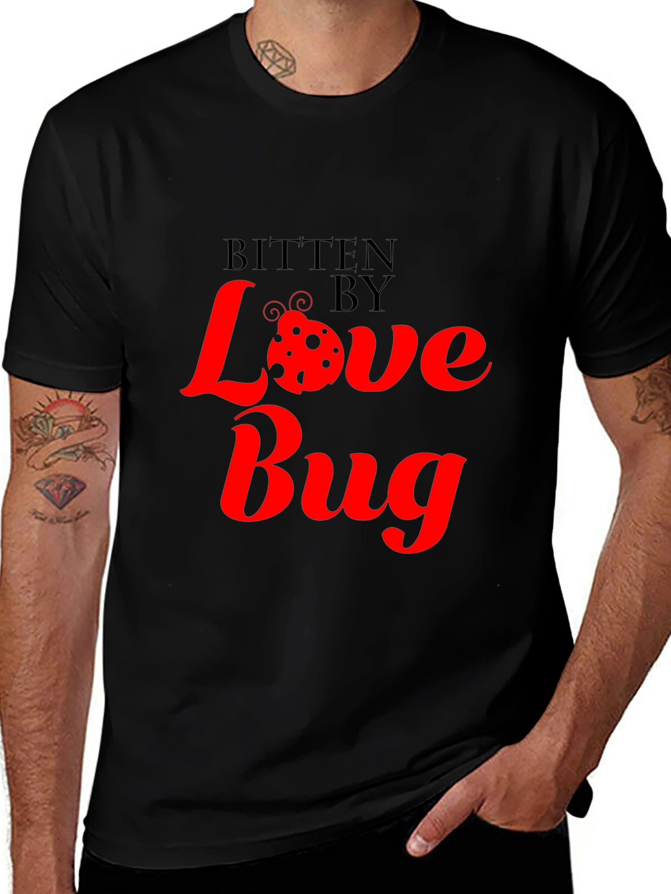 Bitten By Love Bug Graphic T-Shirt