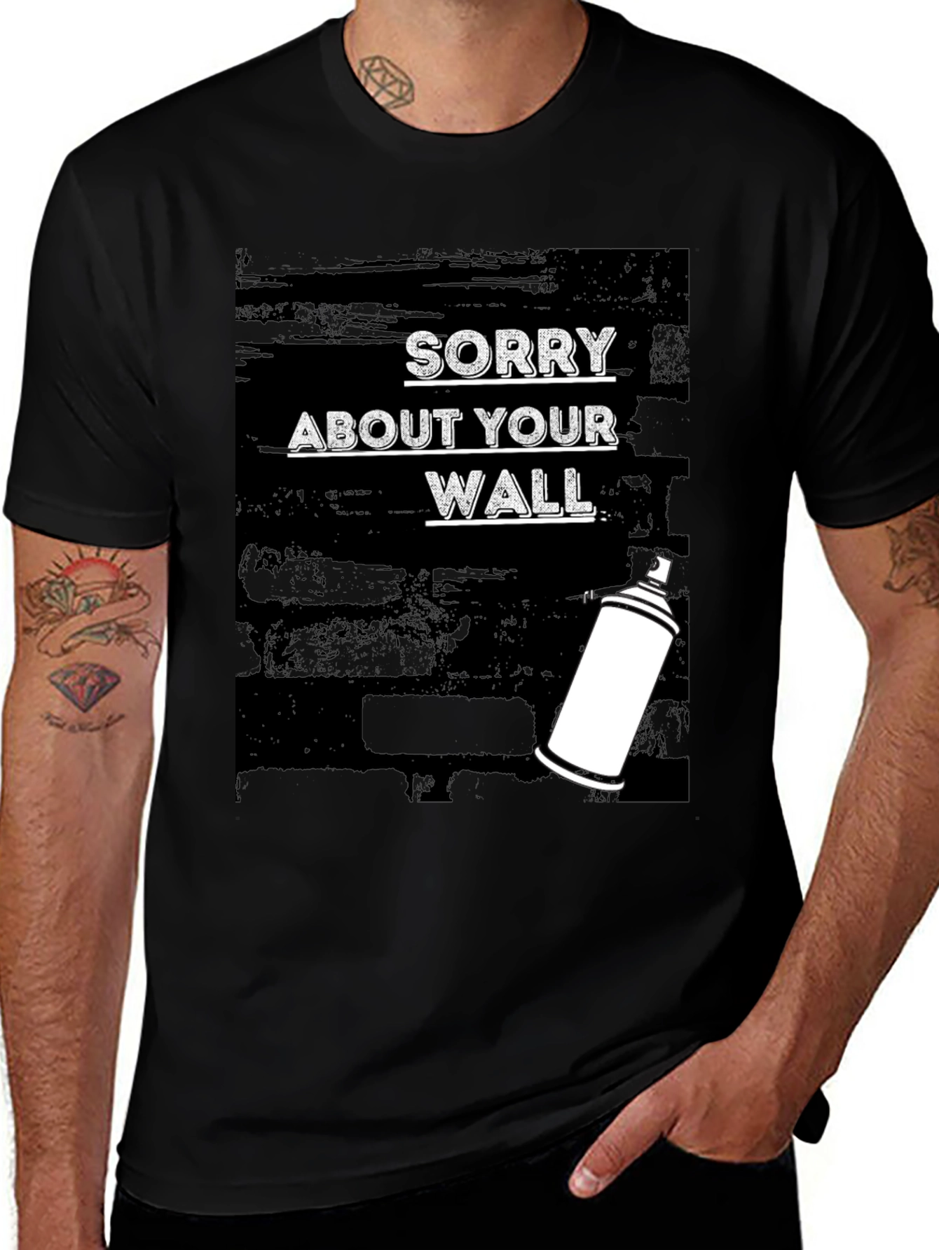 Variant 6 of Sorry About Your Wall Graphic T-Shirt