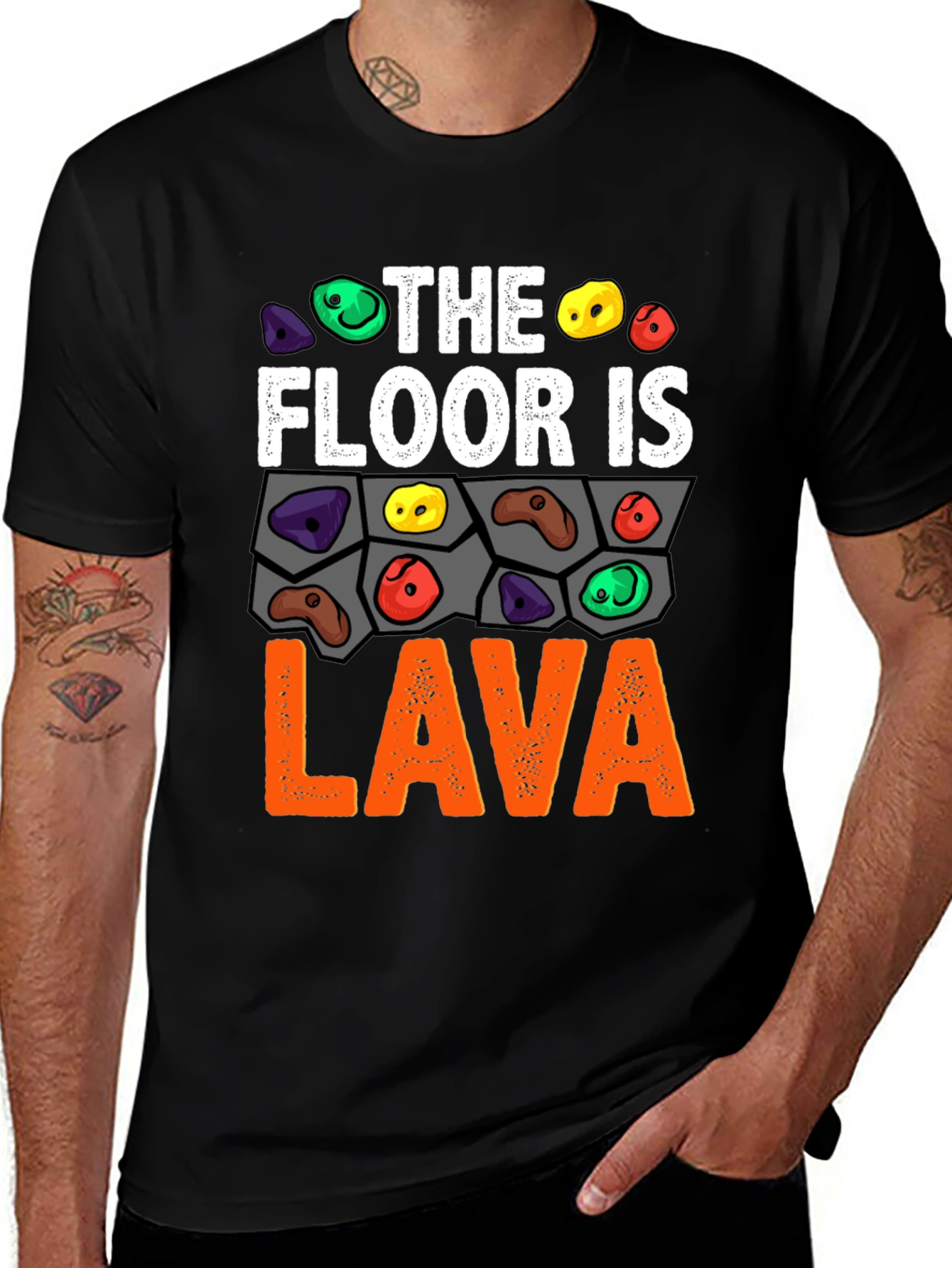 The Floor is Lava Climbing T-Shirt