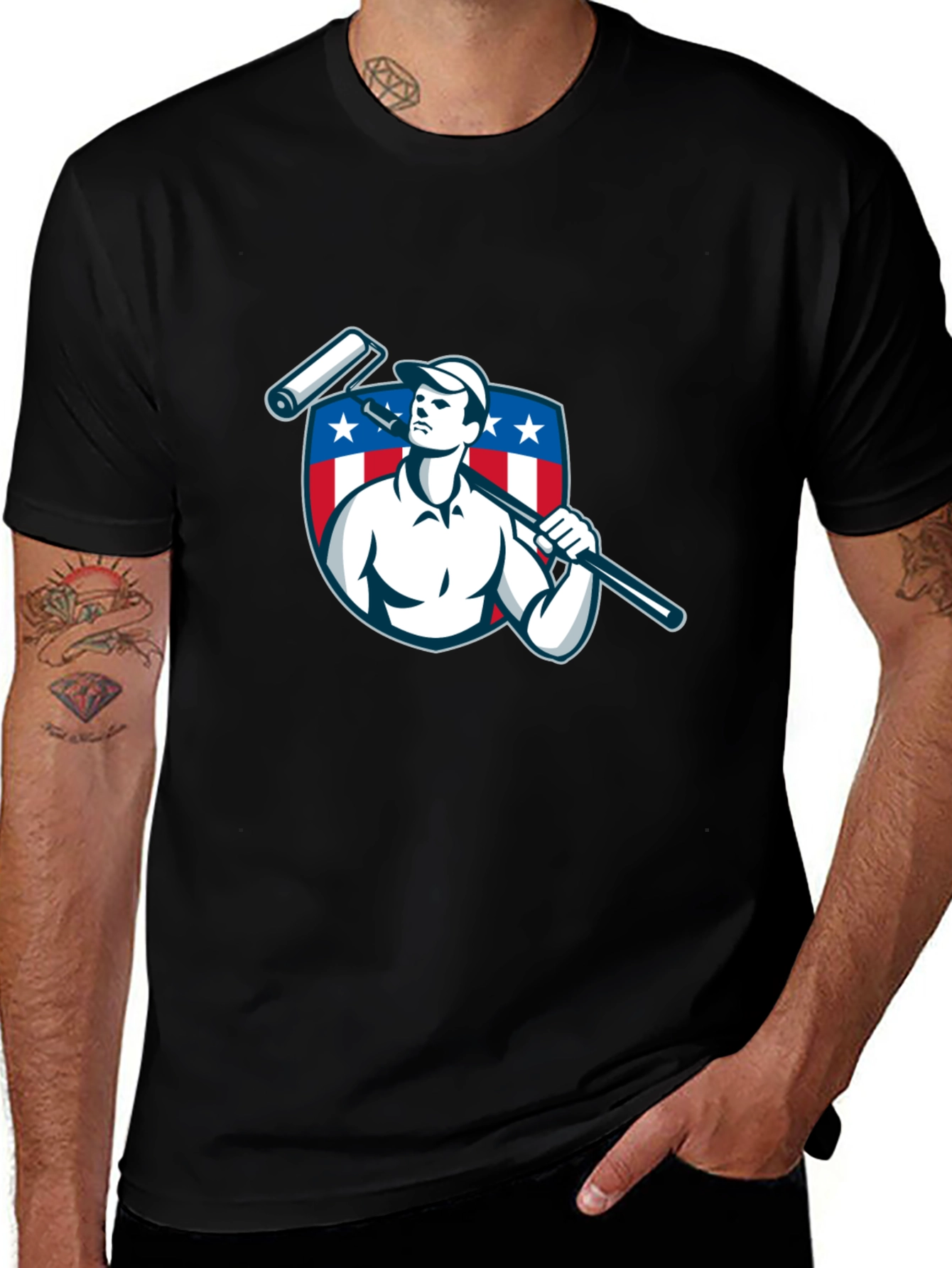Variant 30 of Patriotic Painter T-Shirt