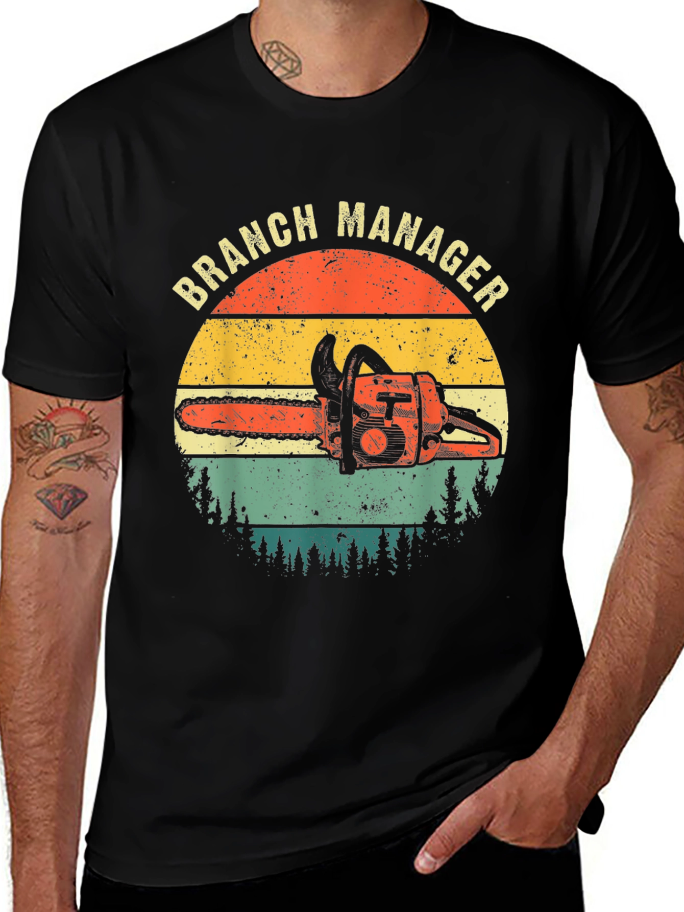 Branch Manager T-Shirt - Chainsaw Graphic Tee