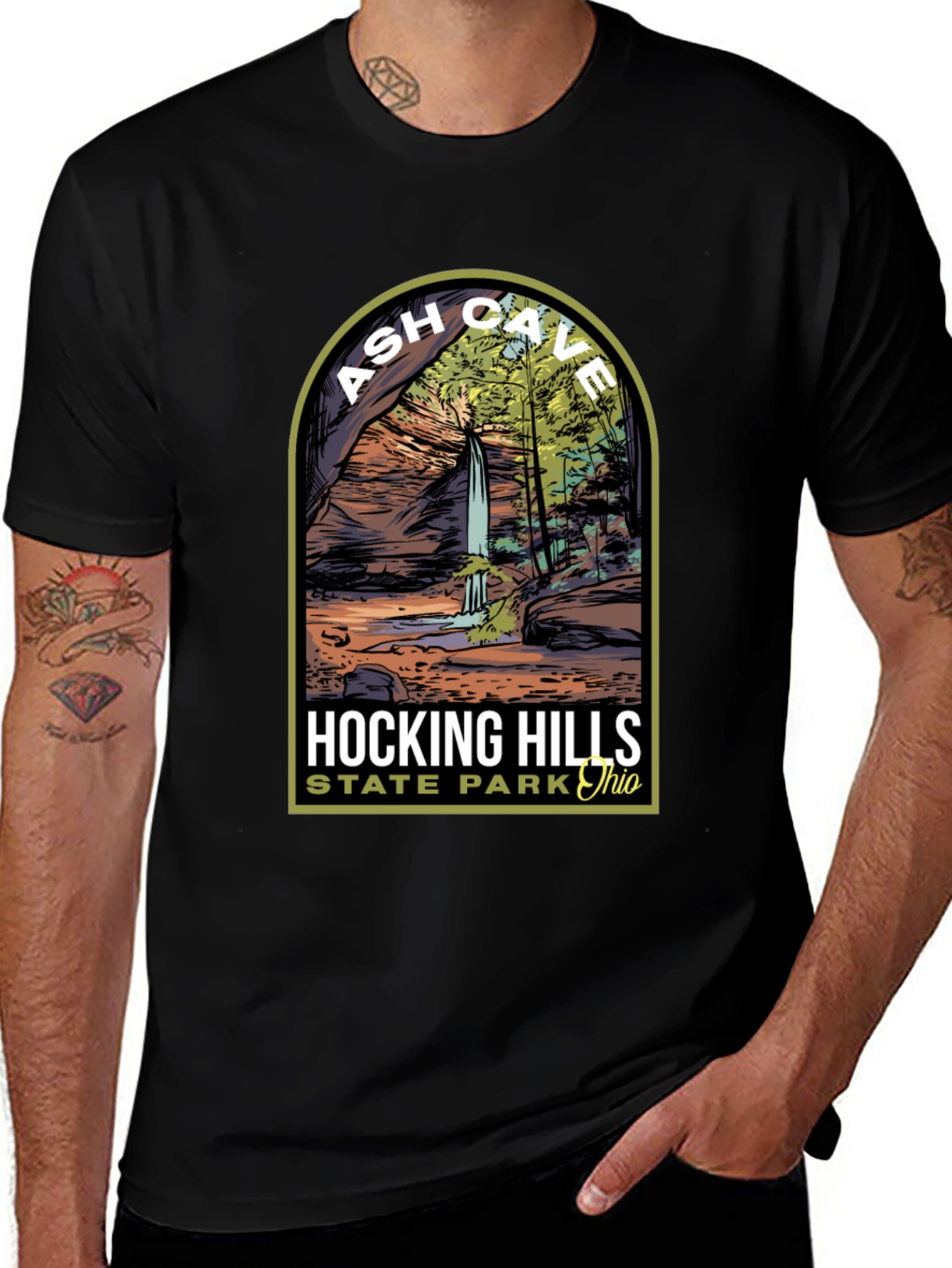 Ash Cave Hocking Hills State Park T-Shirt