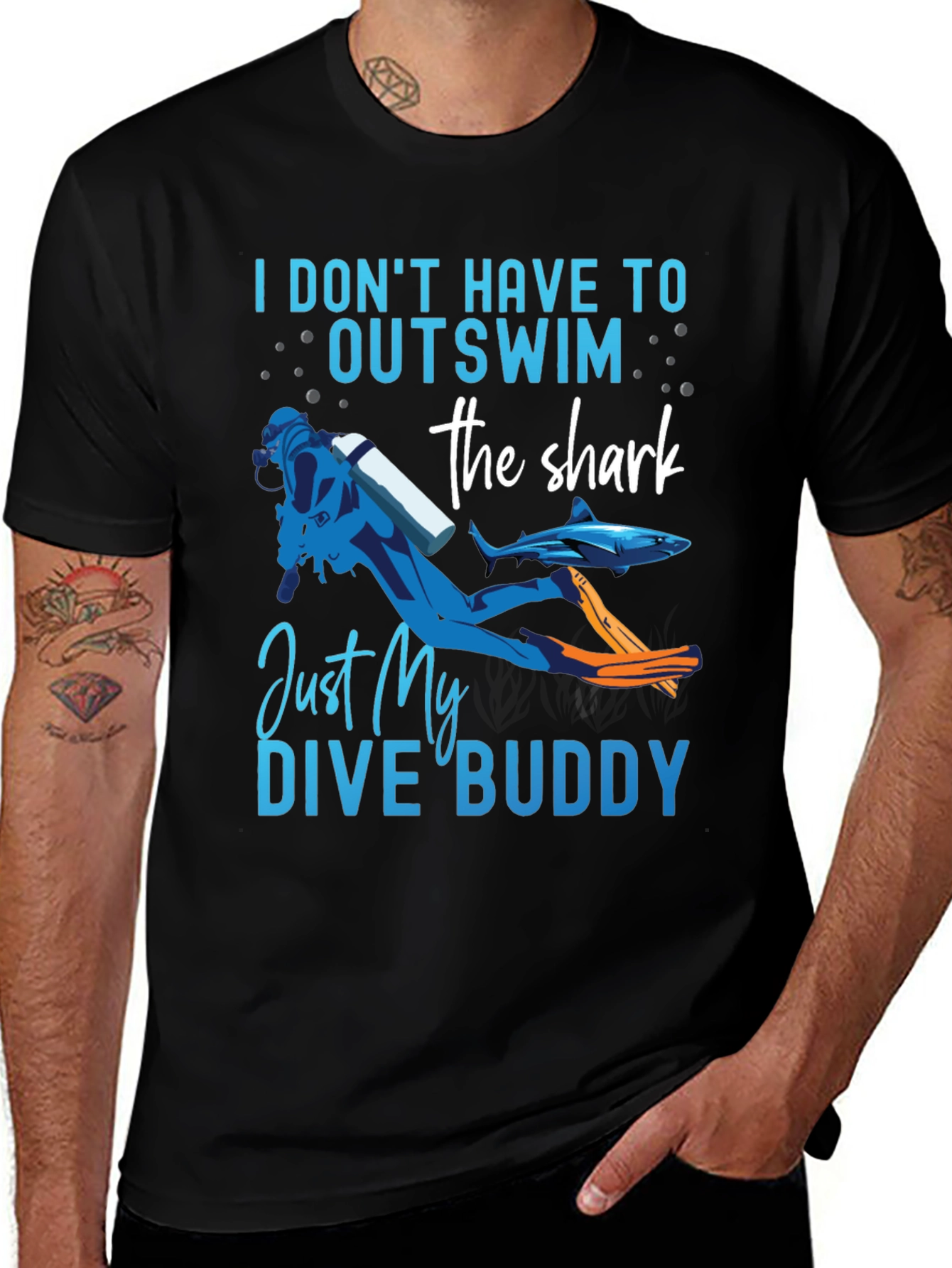 Variant 14 of Dive Buddy Shark T-Shirt