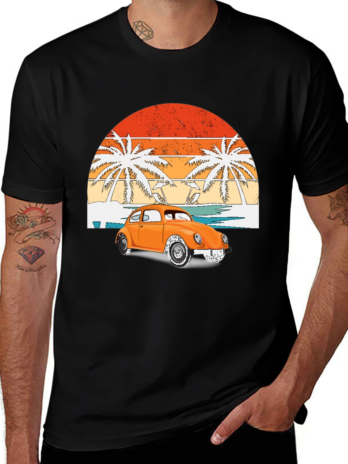 Variant 20 of Retro Beach Bug T-Shirt