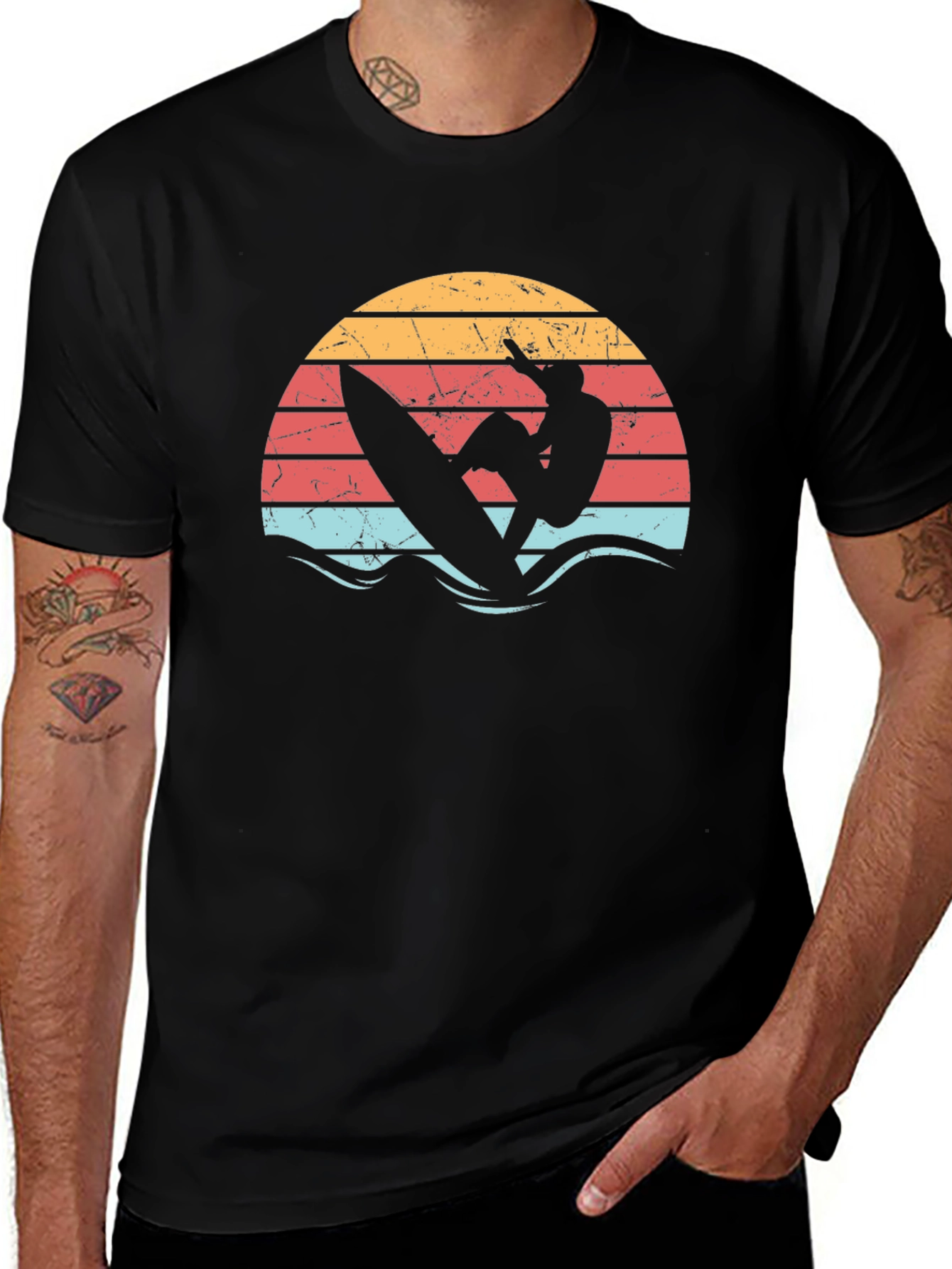 Variant 30 of Retro Surfer Graphic T-Shirt