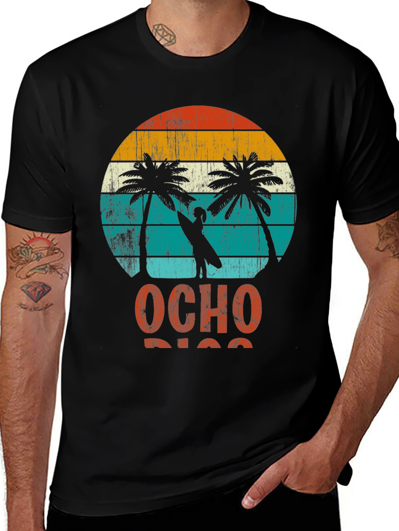 Variant 6 of Ocho Rios Retro Graphic Tee