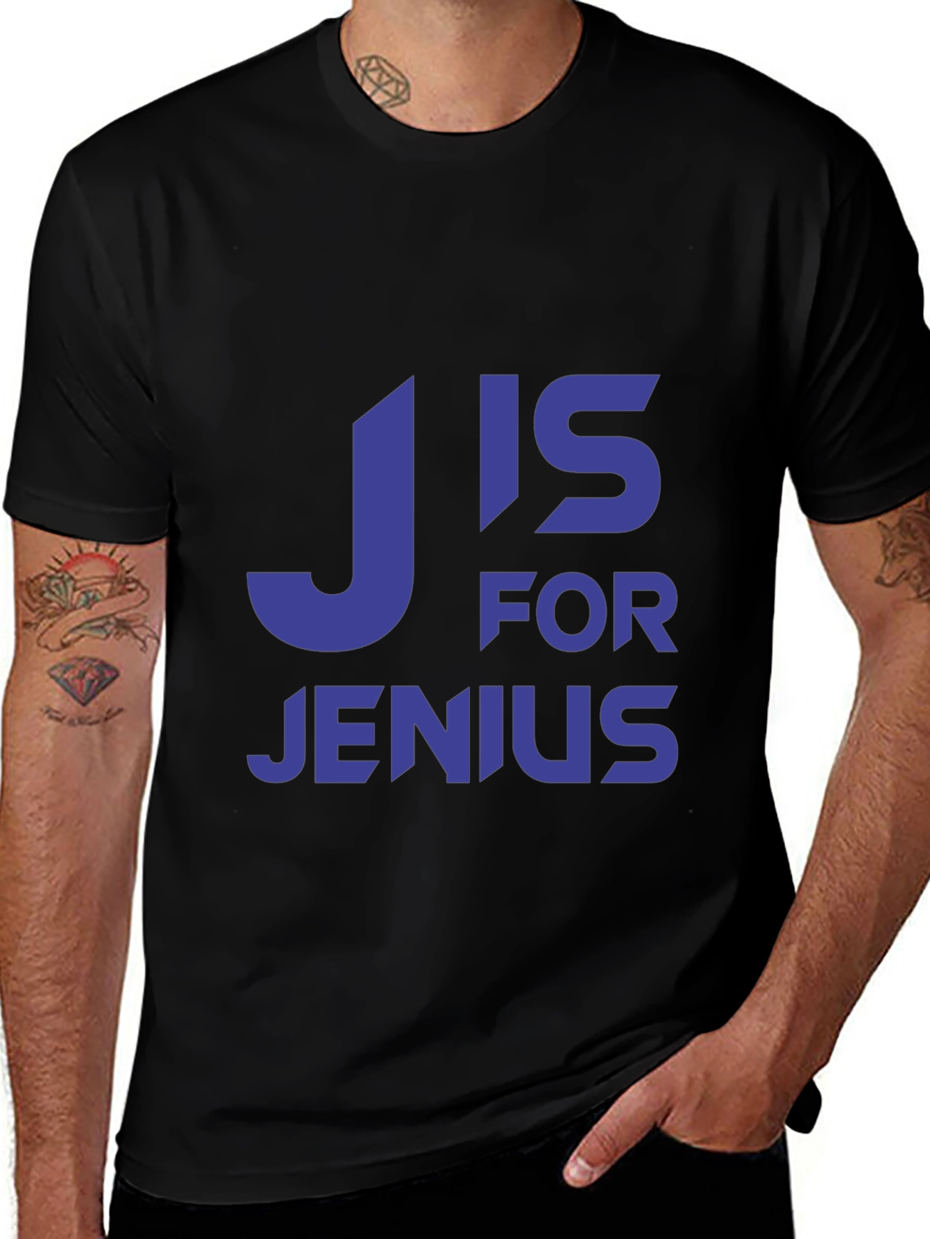 Variant 29 of J Is For Jenius Funny T-Shirt
