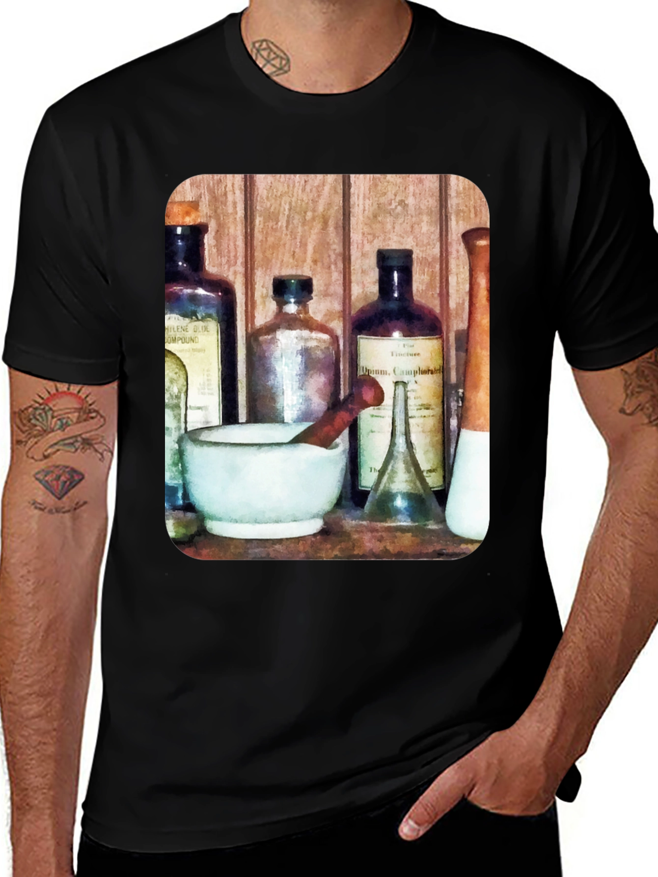 Variant 15 of Vintage Apothecary T-Shirt - Unique Design