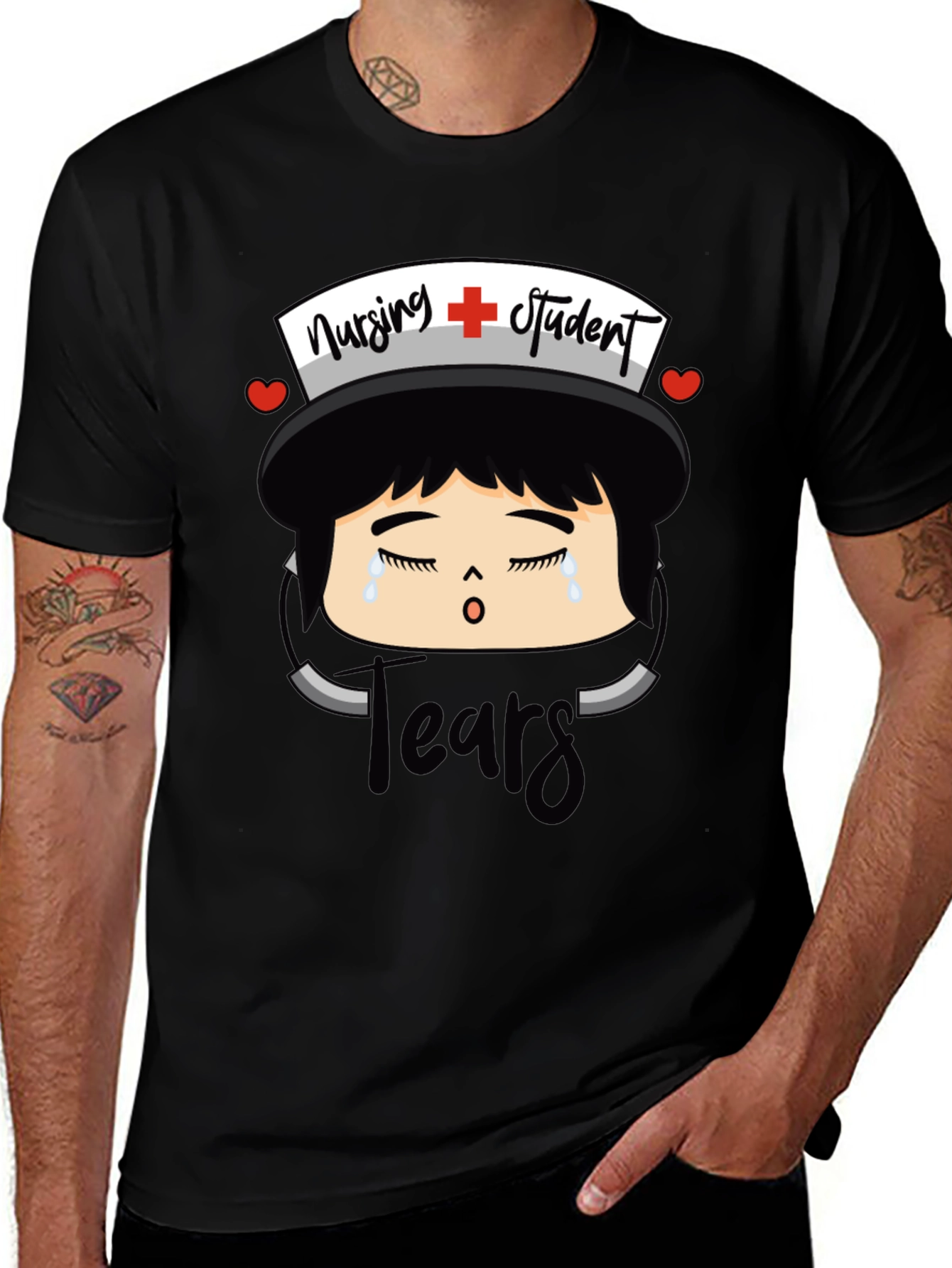 Variant 9 of Nursing Student Tears T-Shirt