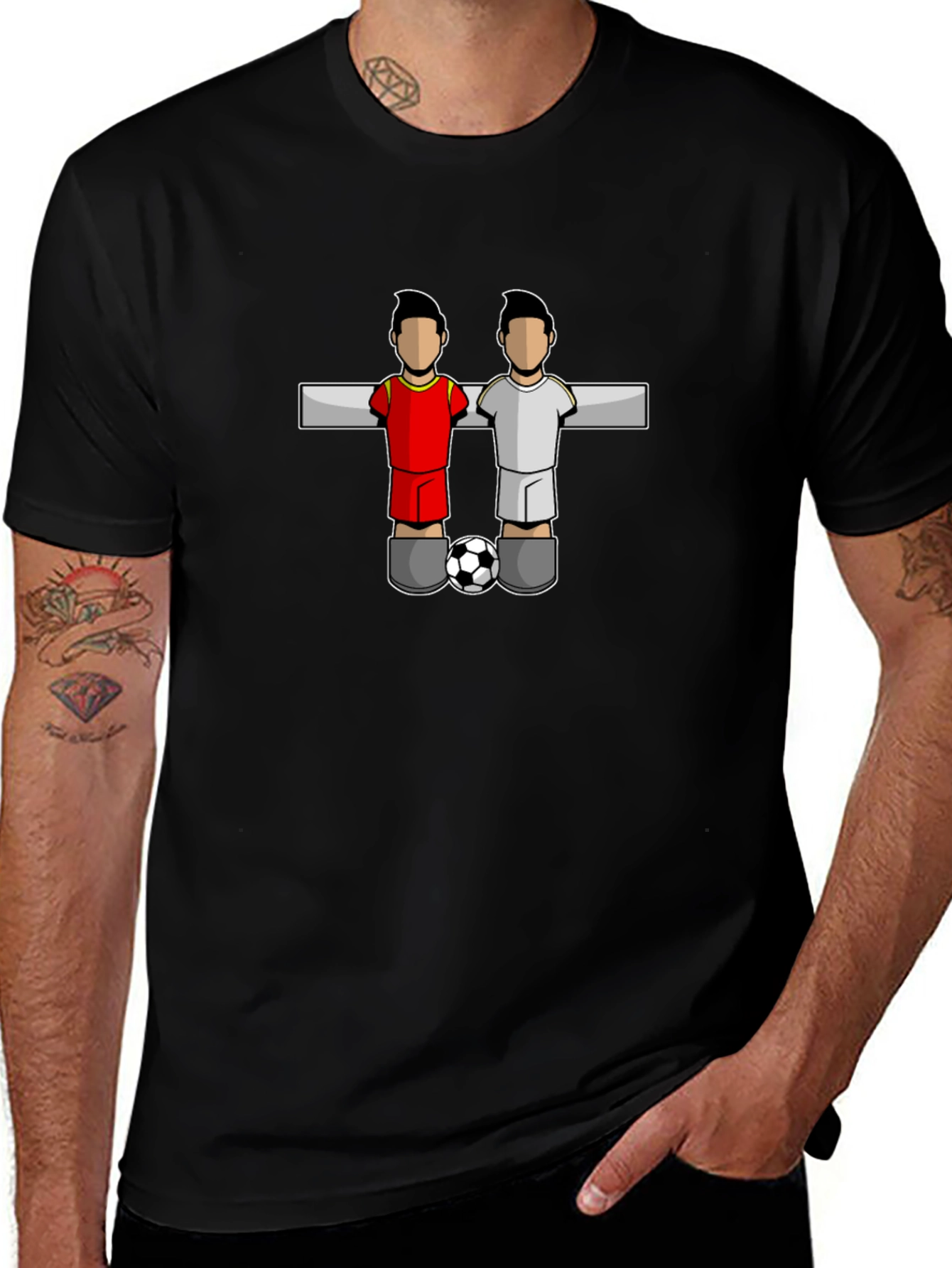 Variant 12 of Foosball Player T-Shirt - Table Soccer Game Tee