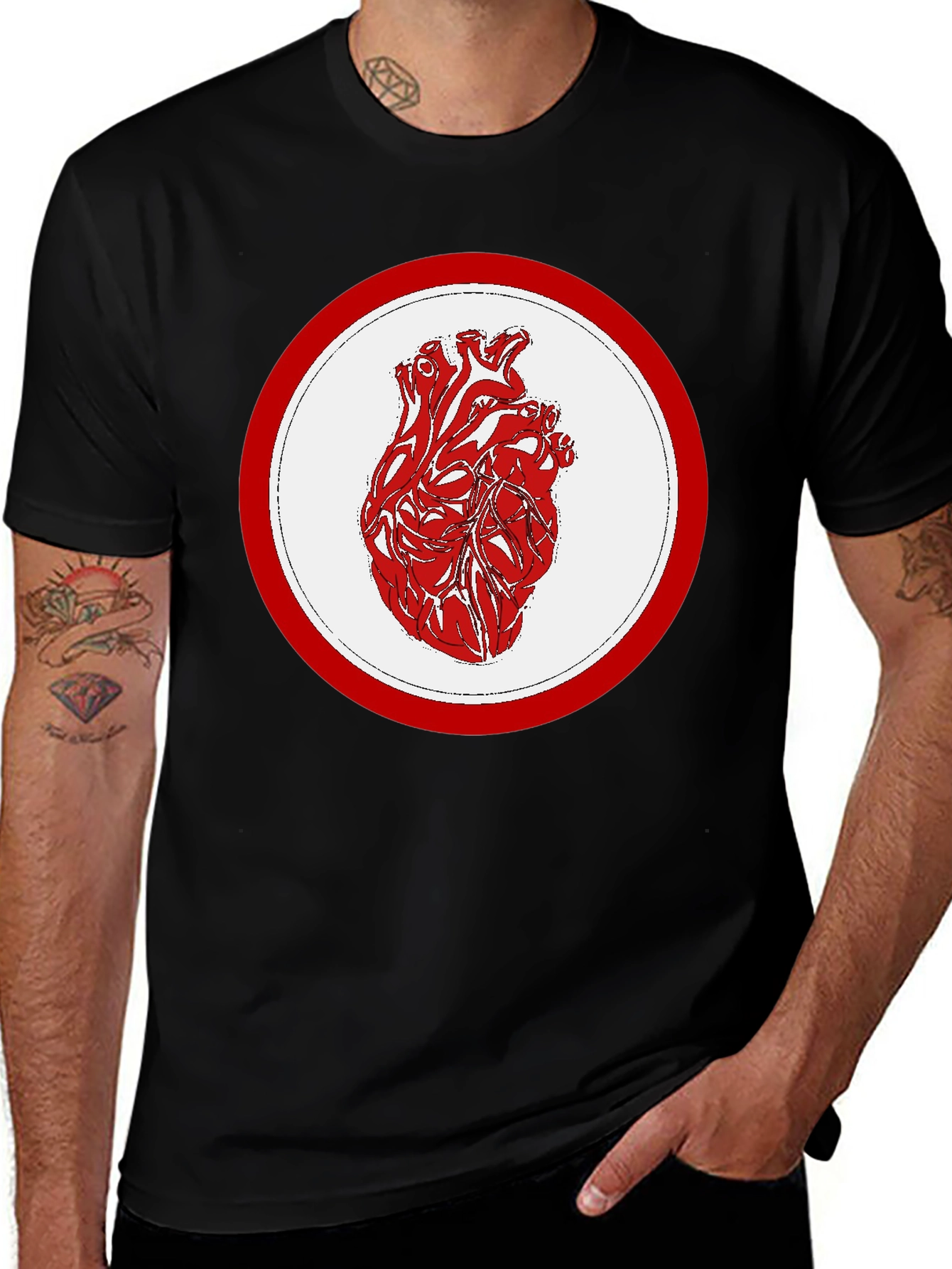 Variant 9 of Anatomical Heart Graphic Tee