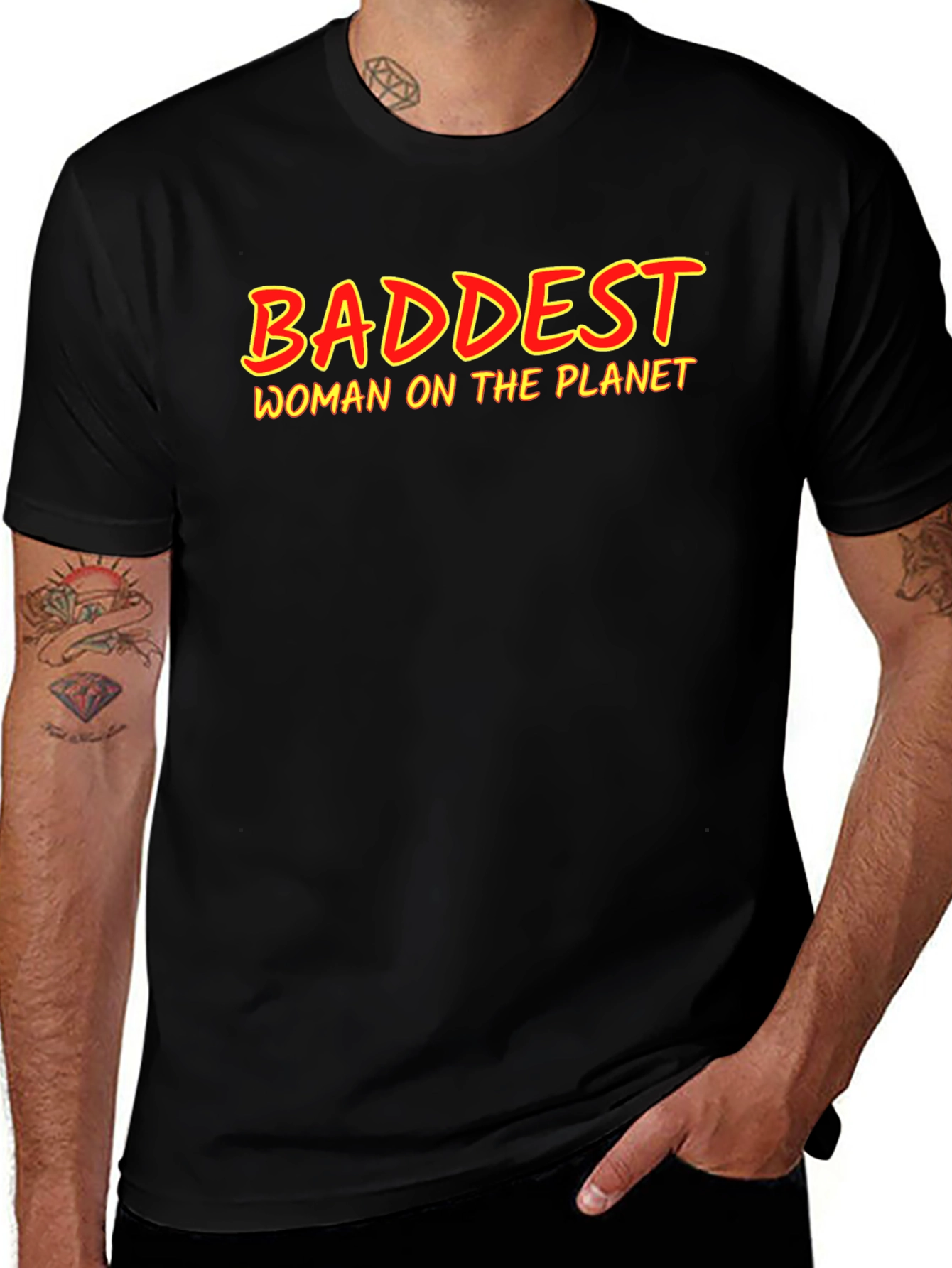 Variant 9 of Baddest Woman On The Planet T-Shirt