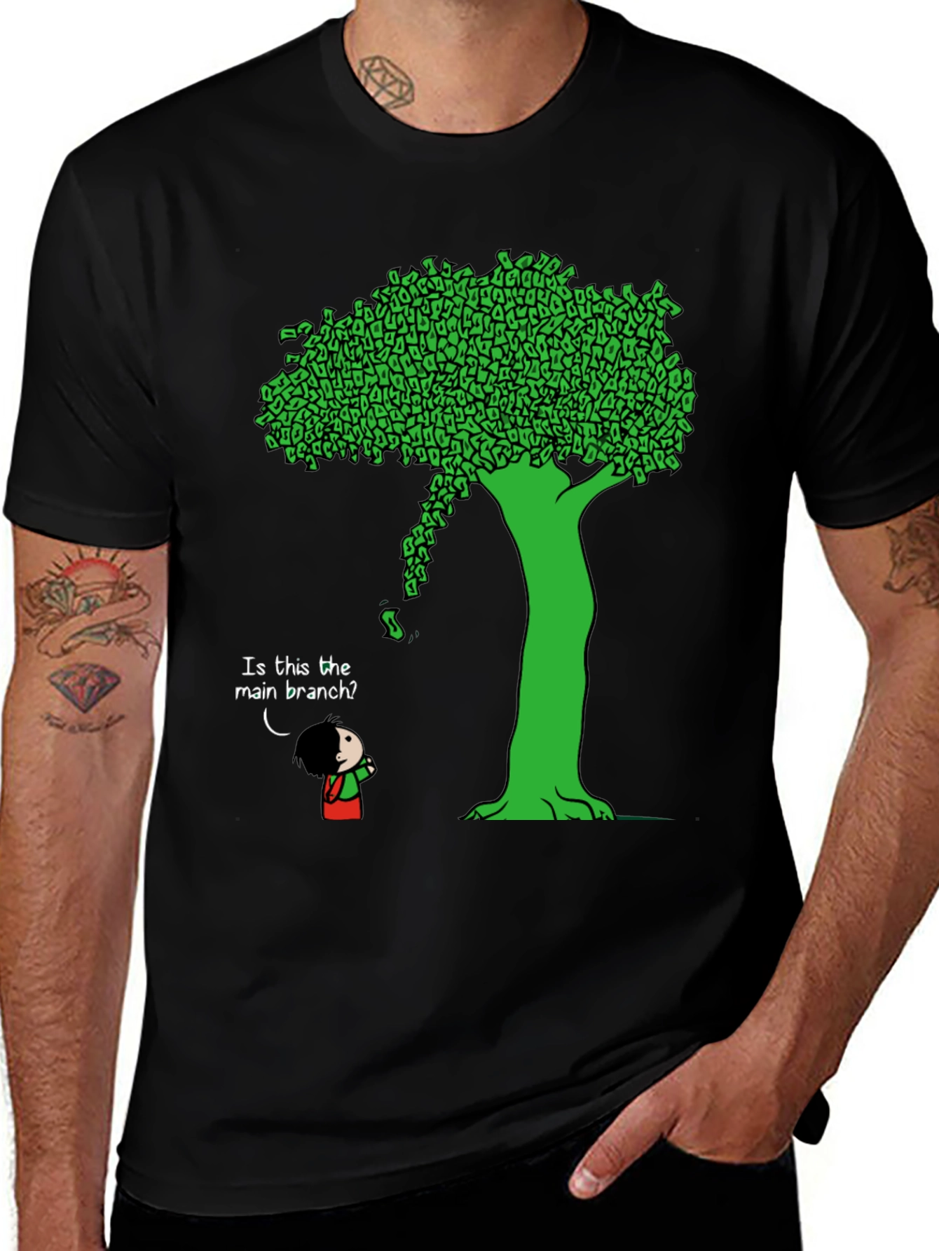 Variant 27 of Funny Money Tree T-Shirt - Unique Graphic Tee