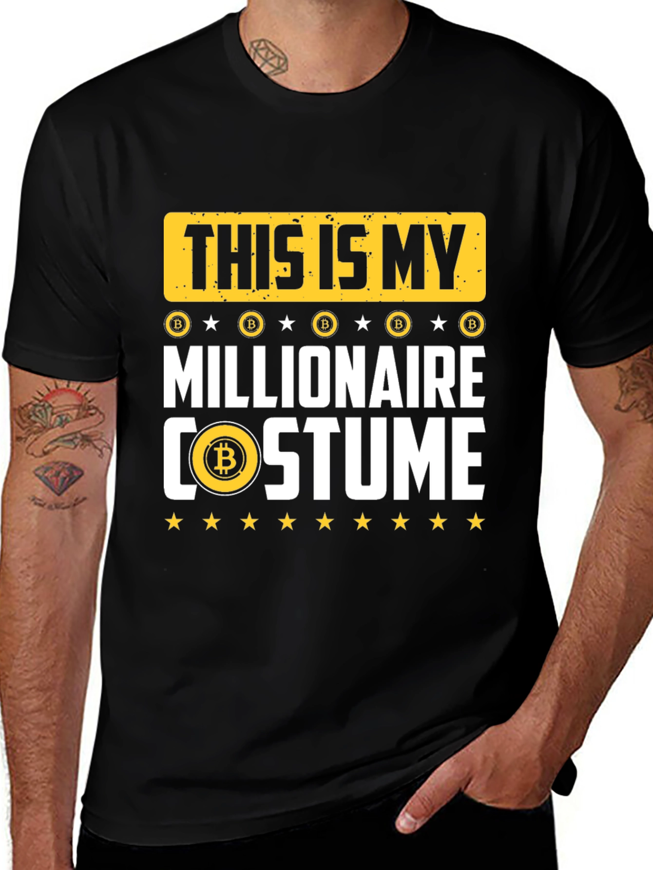 Bitcoin Millionaire Costume T-Shirt - Crypto Fashion