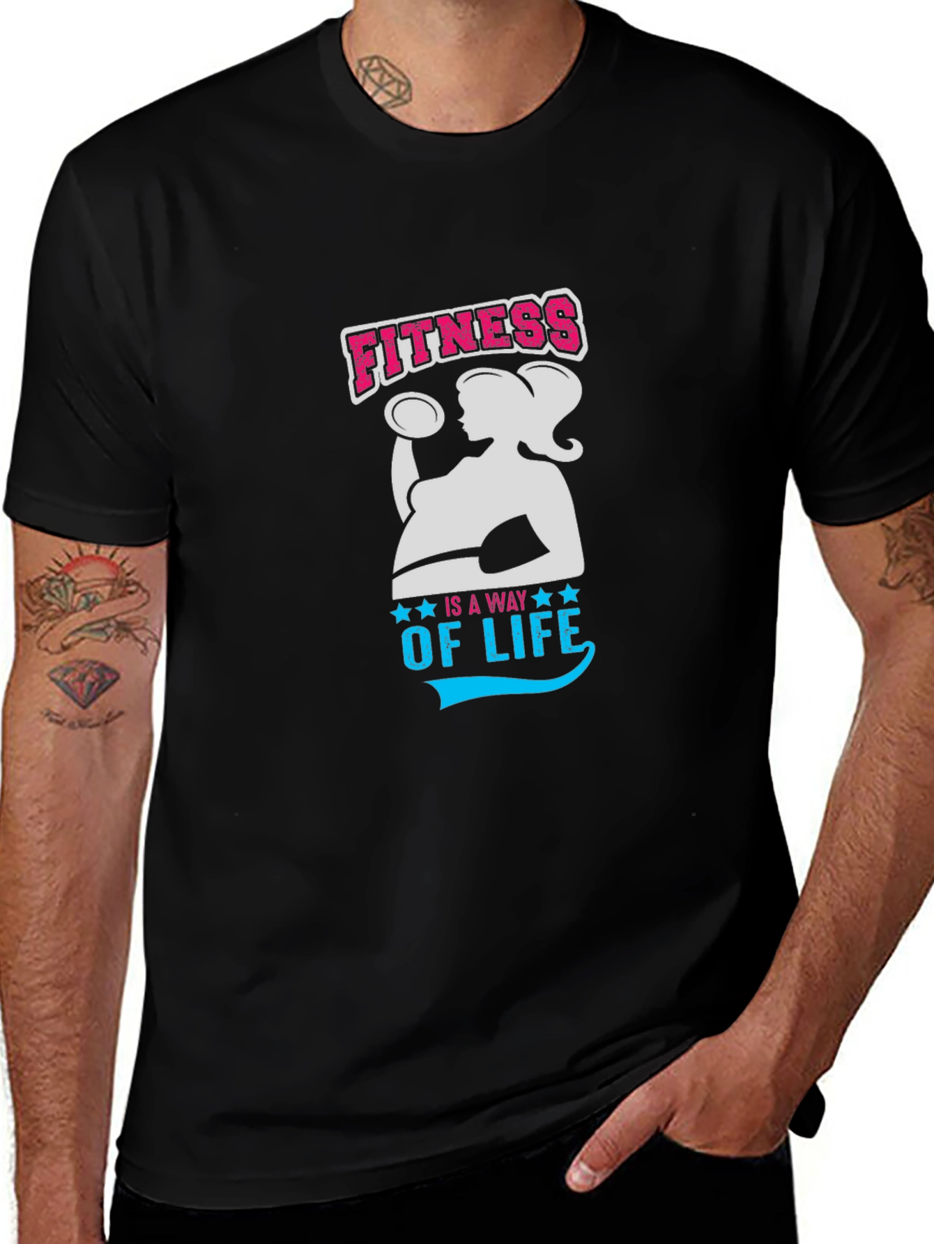 Variant 8 of Fitness is a Way of Life T-Shirt