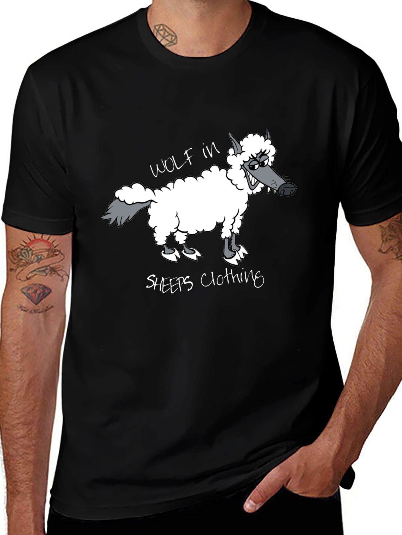 Variant 15 of Wolf in Sheep's Clothing Graphic T-Shirt