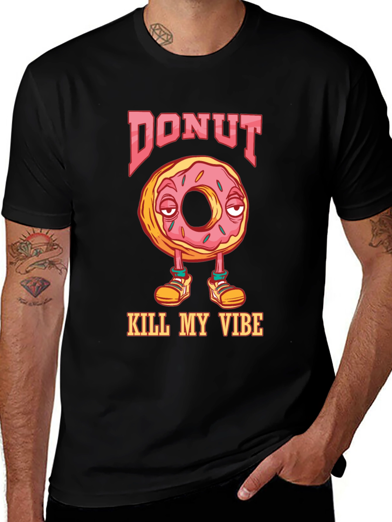 Variant 18 of Donut Kill My Vibe Graphic T-Shirt