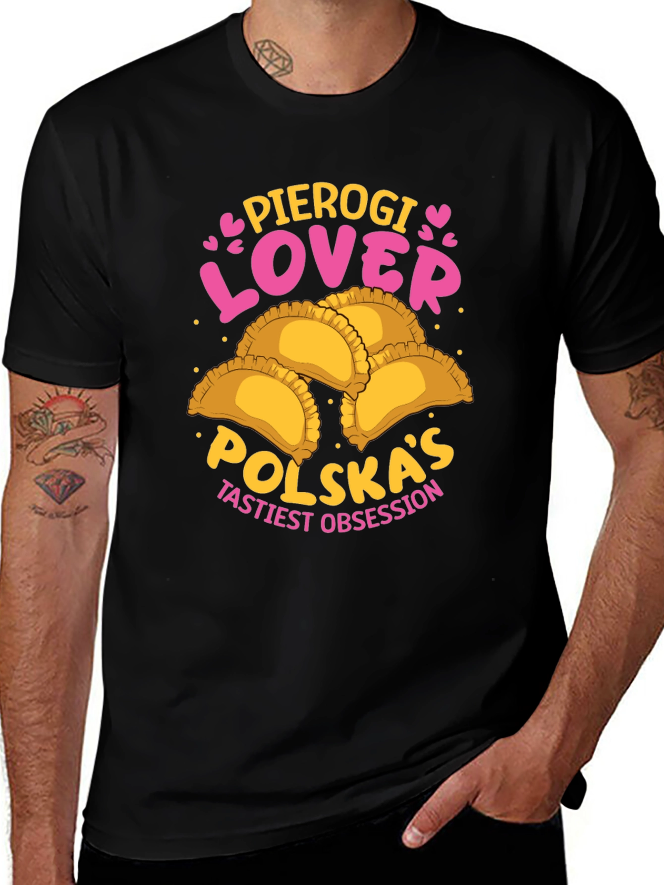 Variant 21 of Pierogi Lover T-Shirt, Polska's Obsession Tee