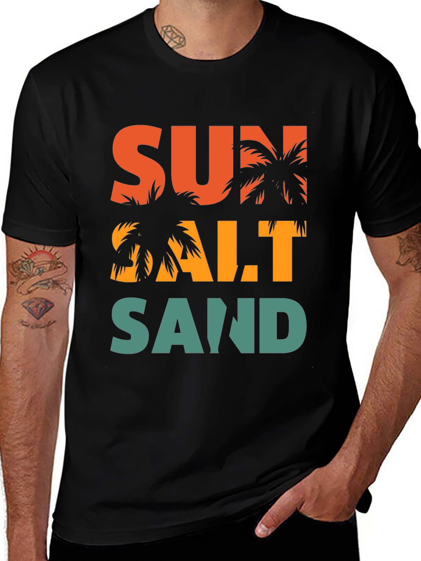 Sun Salt Sand Graphic Tee - Vacation Mode